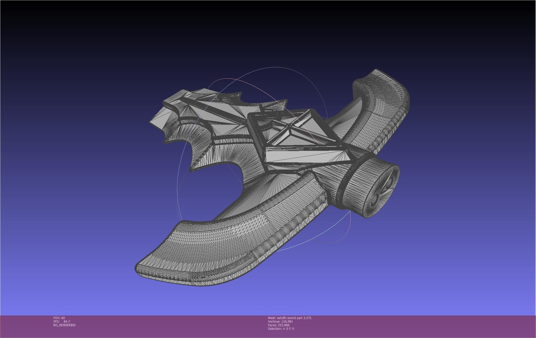 Fate Astolfo Sword Printable Assembly 3D print model_128
