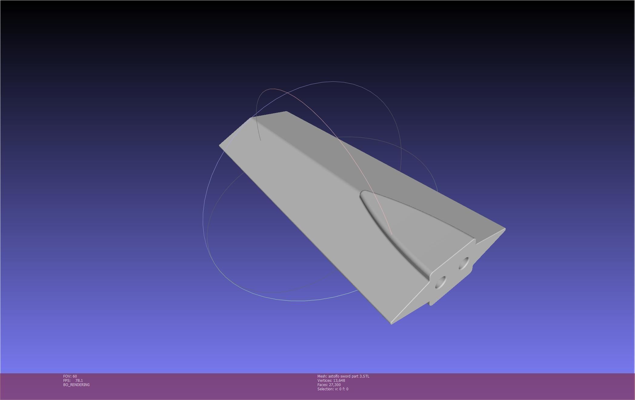Fate Astolfo Sword Printable Assembly 3D print model_130