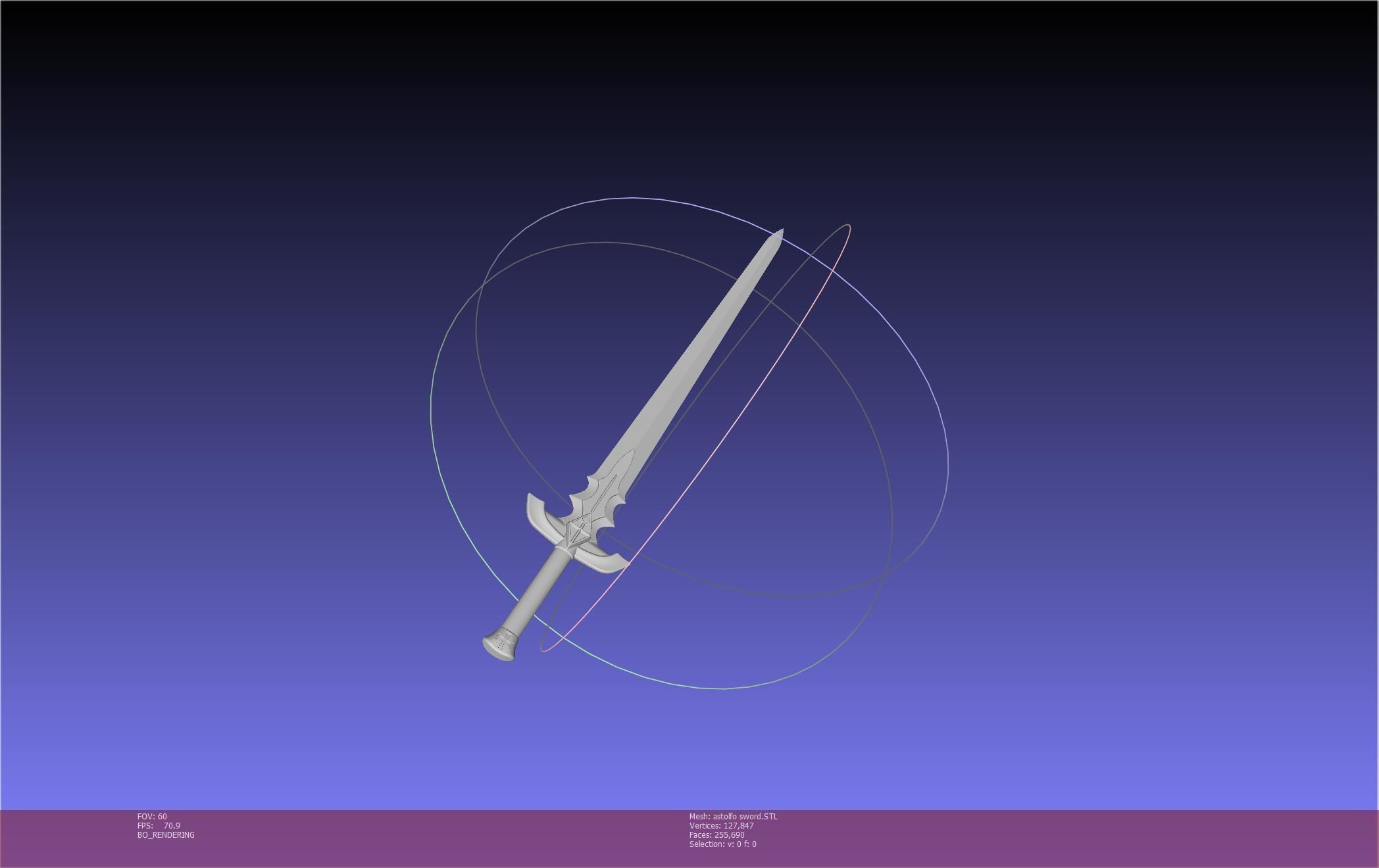Fate Astolfo Sword Printable Assembly 3D print model_54