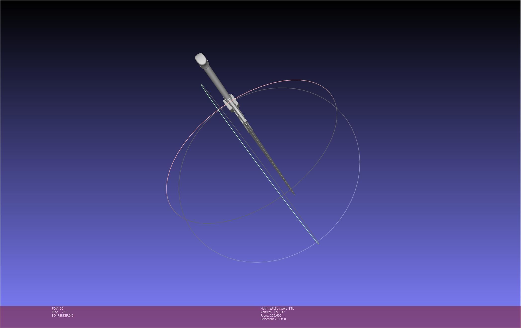 Fate Astolfo Sword Printable Assembly 3D print model_16