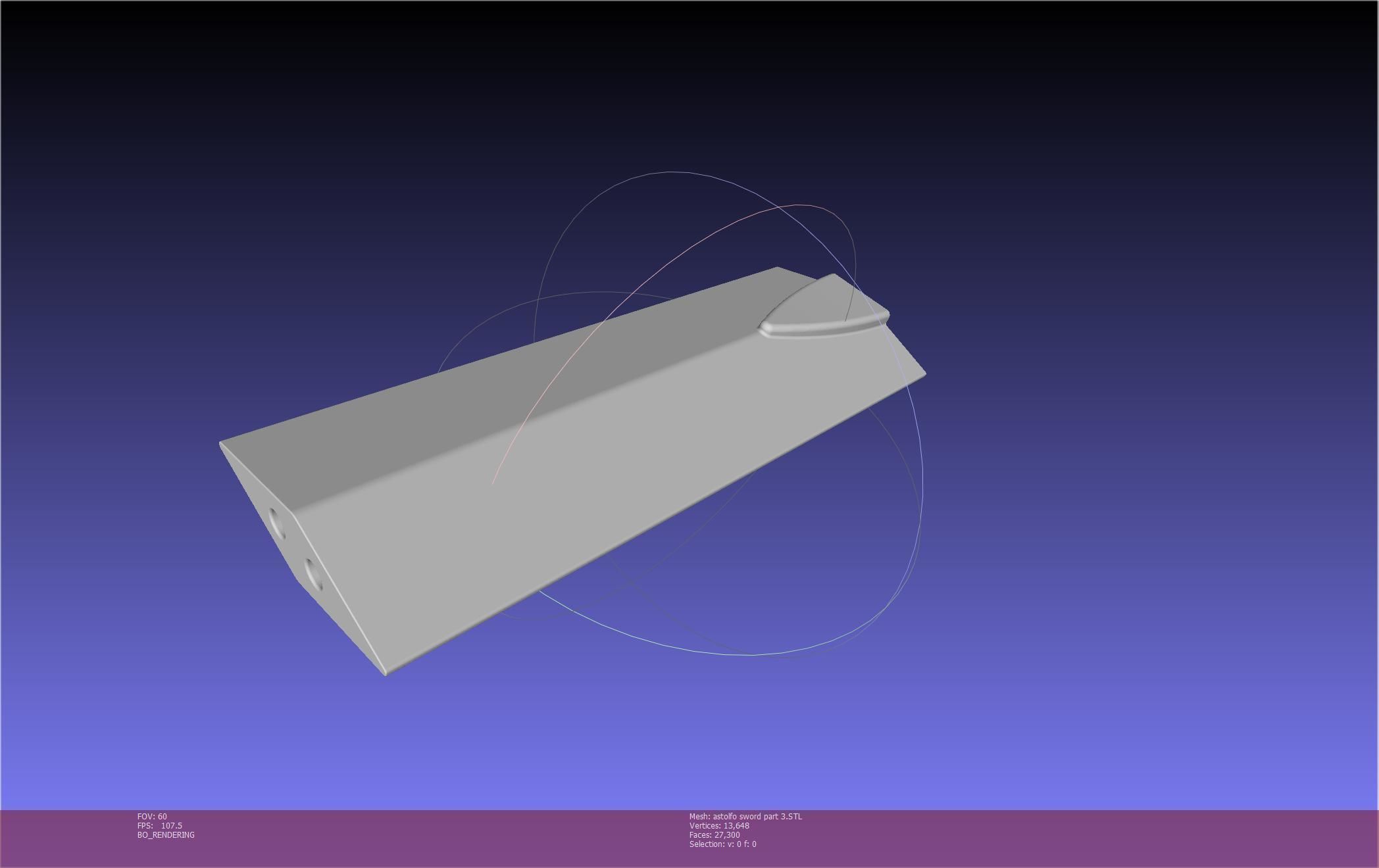 Fate Astolfo Sword Printable Assembly 3D print model_135