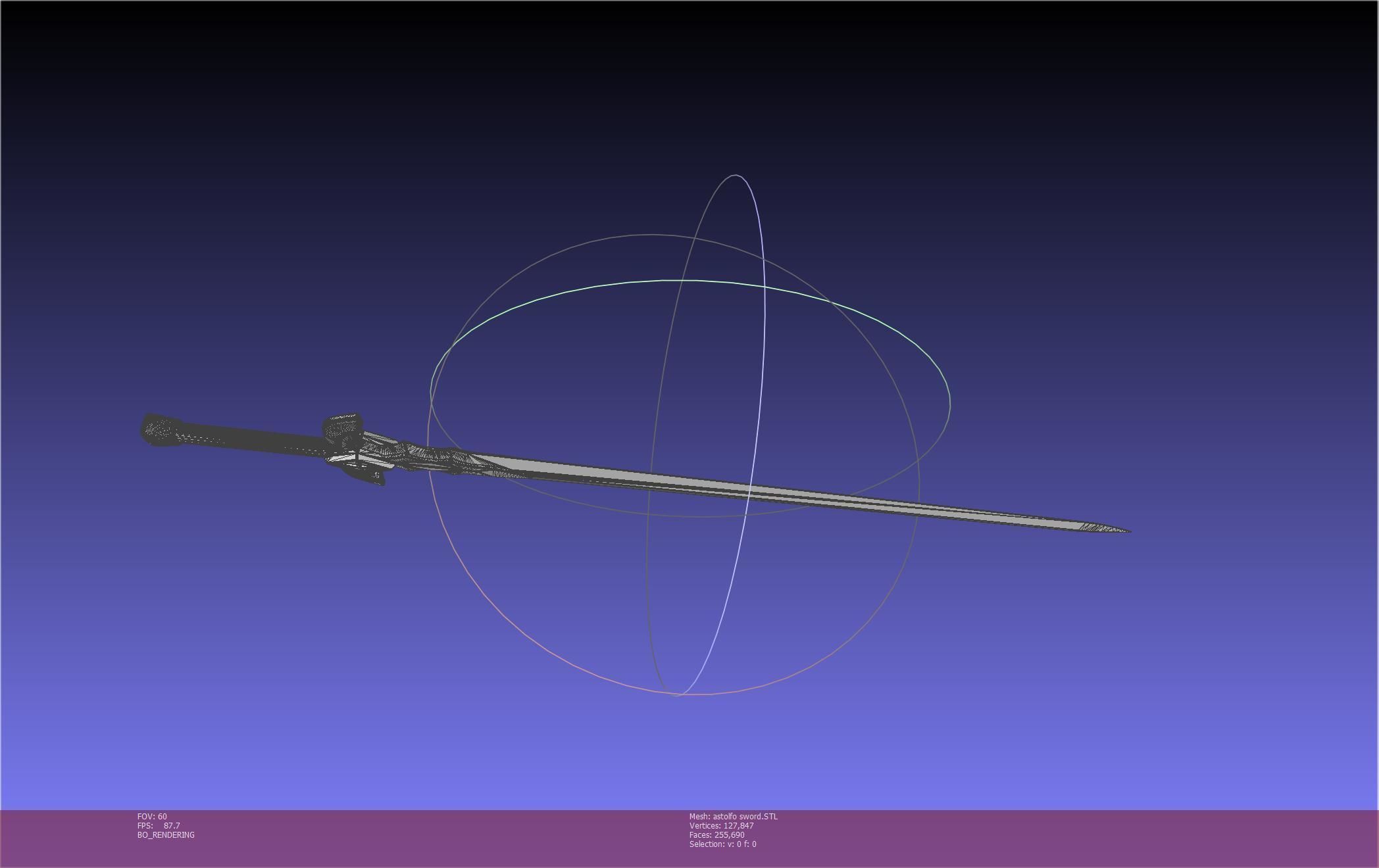 Fate Astolfo Sword Printable Assembly 3D print model_93