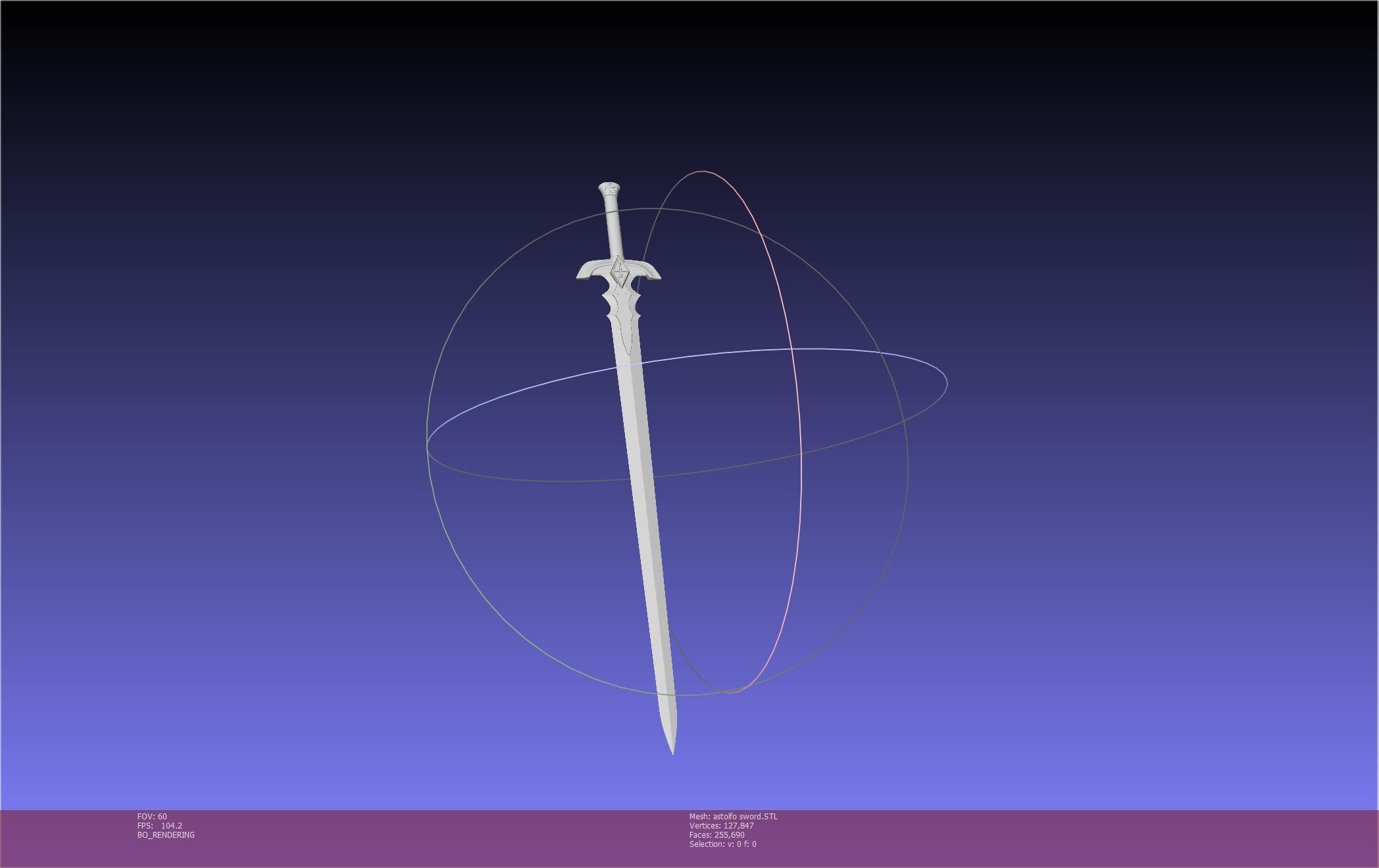 Fate Astolfo Sword Printable Assembly 3D print model_74