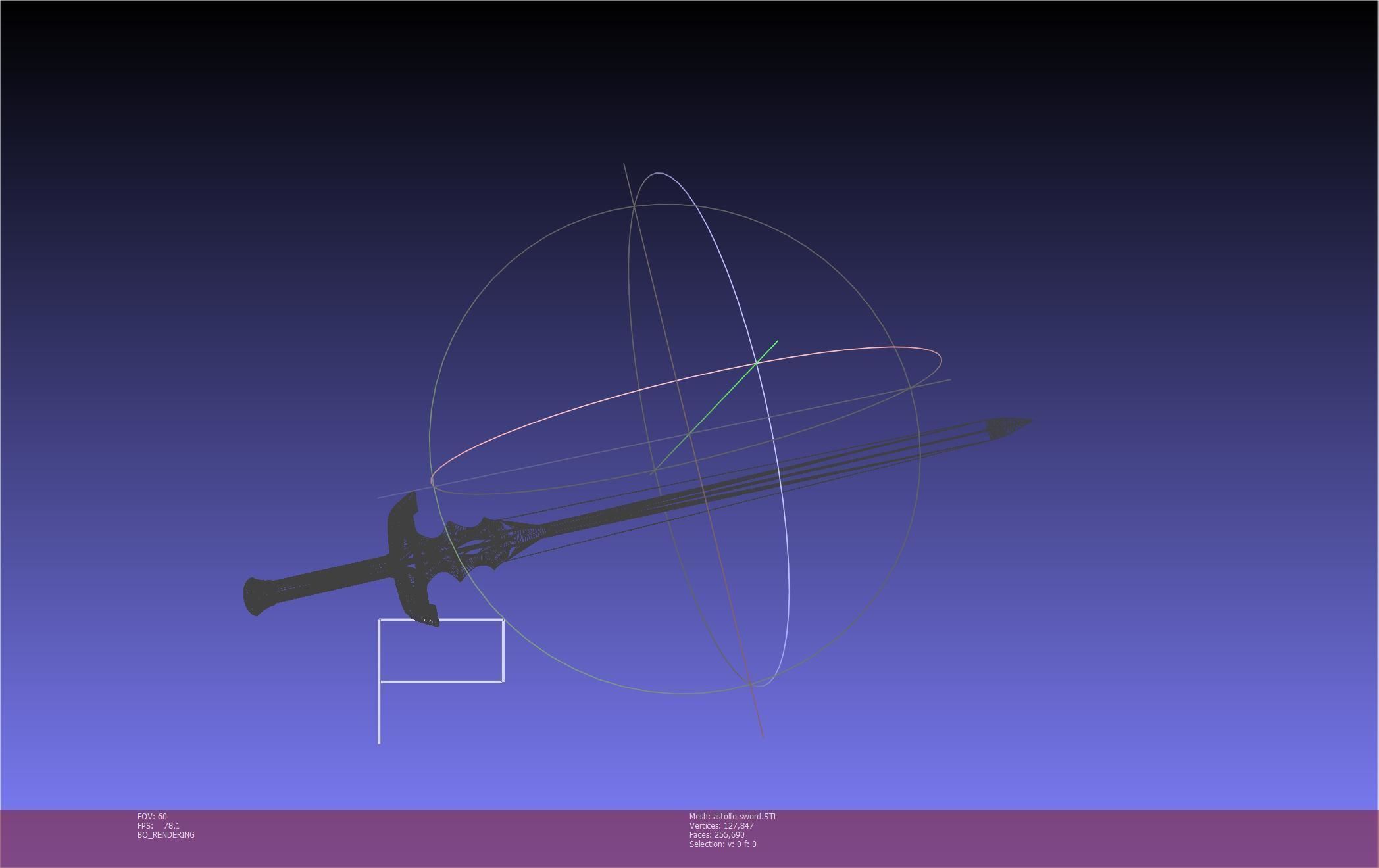 Fate Astolfo Sword Printable Assembly 3D print model_114