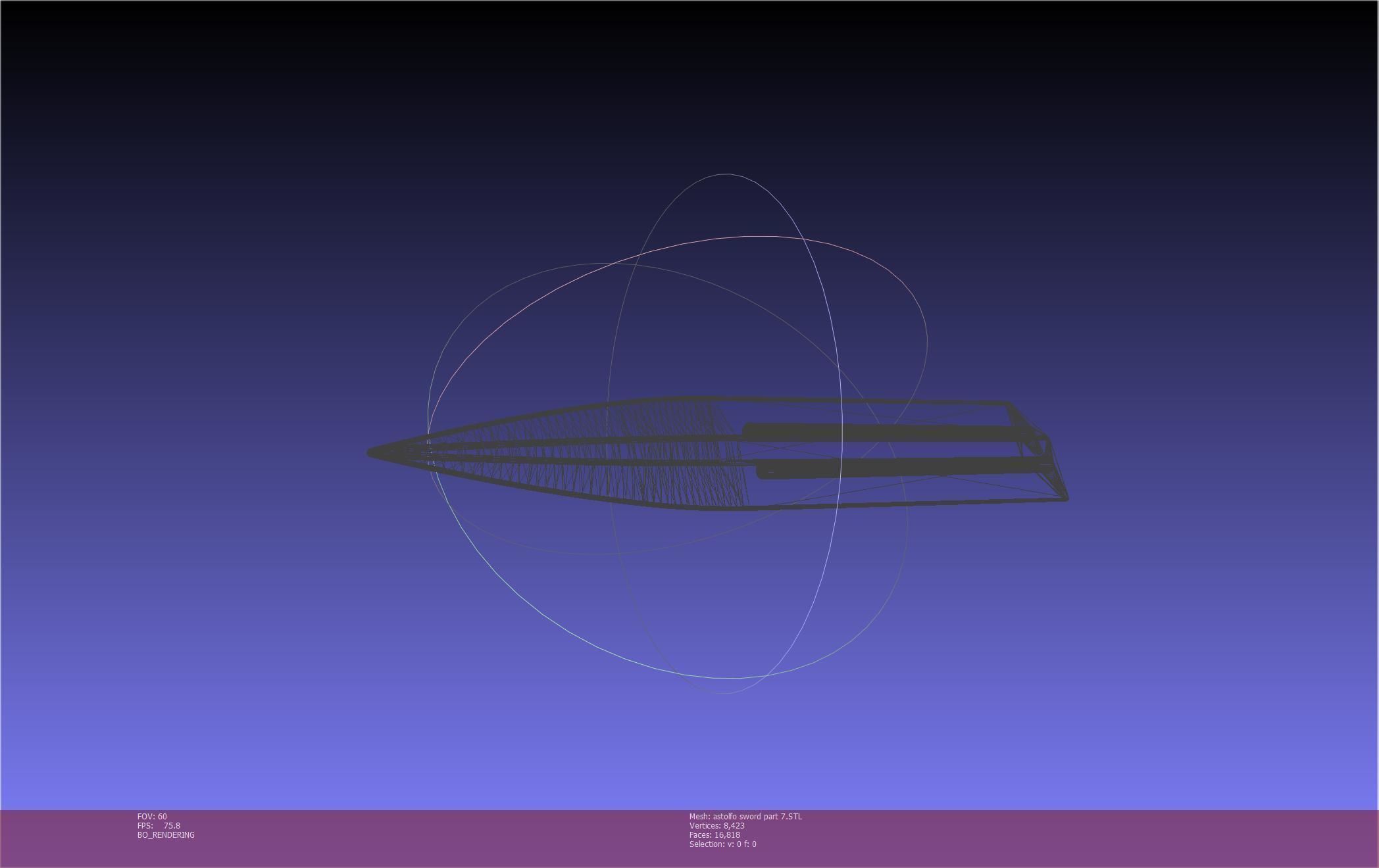Fate Astolfo Sword Printable Assembly 3D print model_126