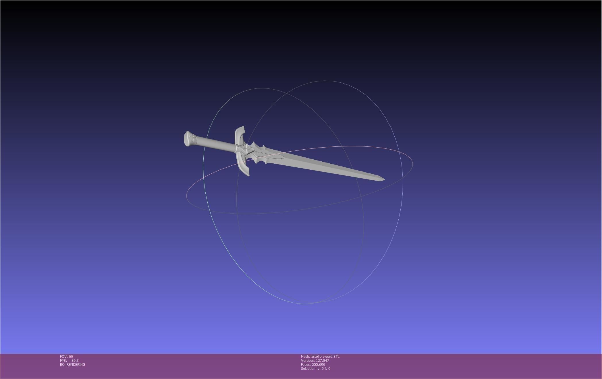 Fate Astolfo Sword Printable Assembly 3D print model_71