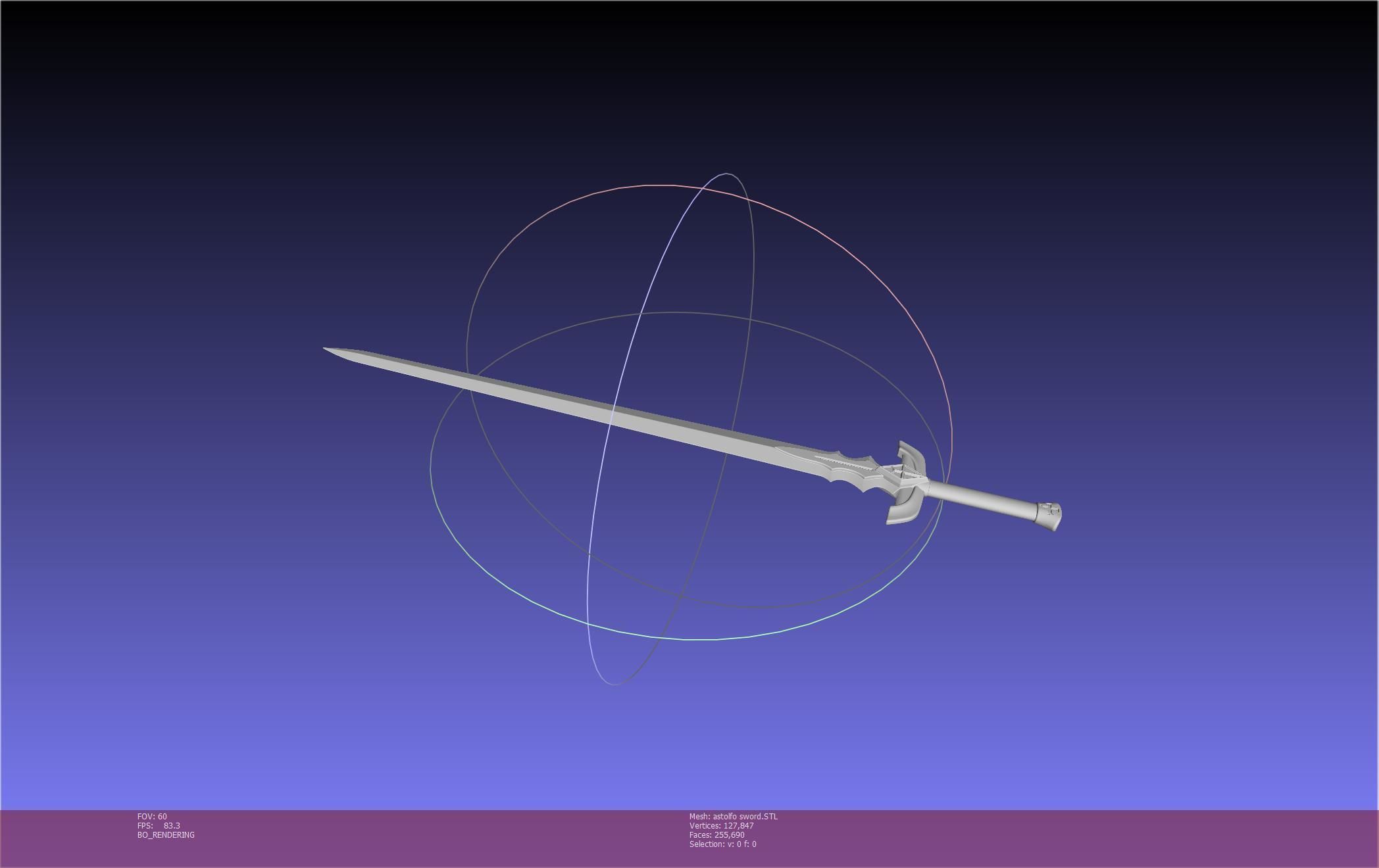 Fate Astolfo Sword Printable Assembly 3D print model_42