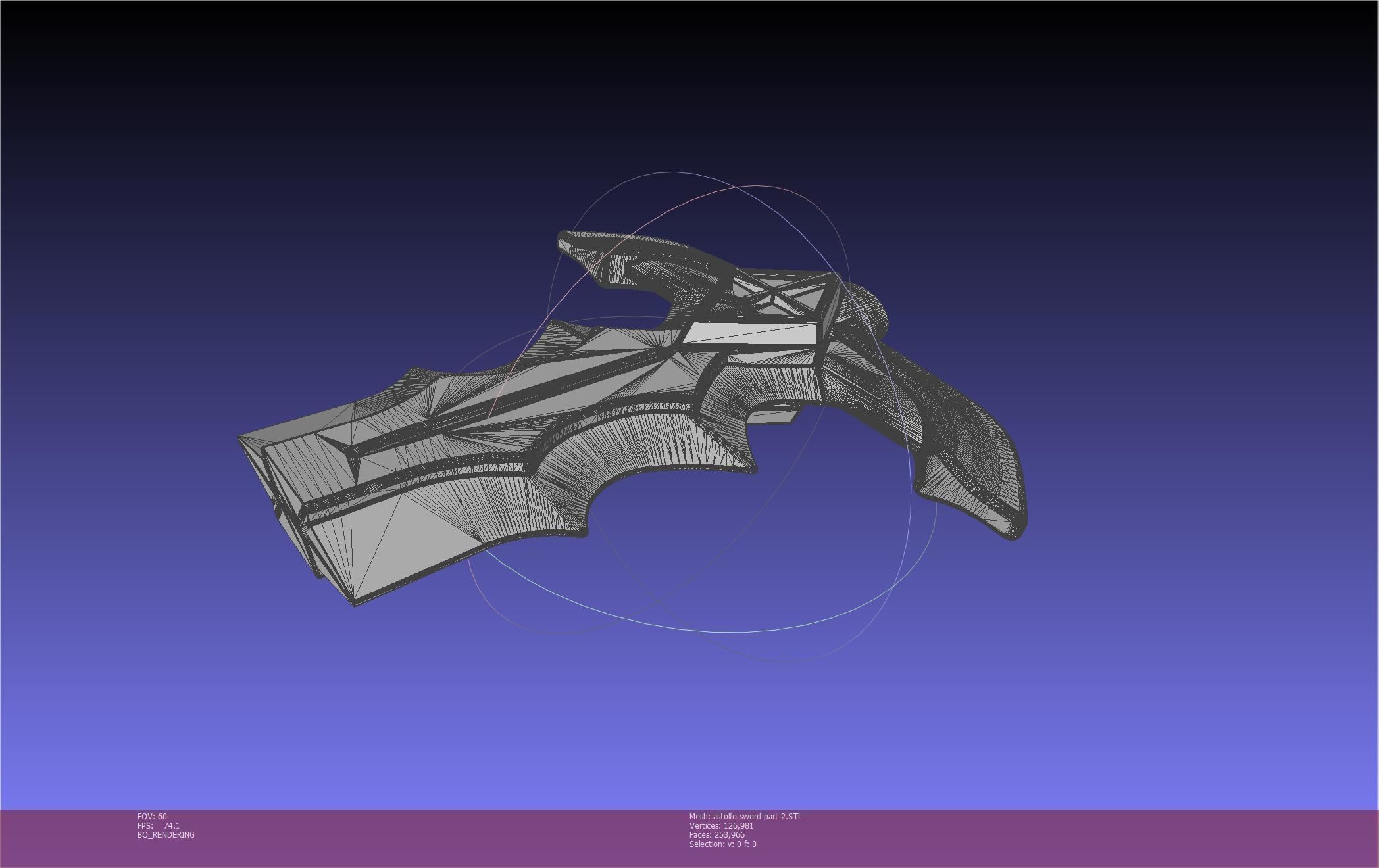 Fate Astolfo Sword Printable Assembly 3D print model_2