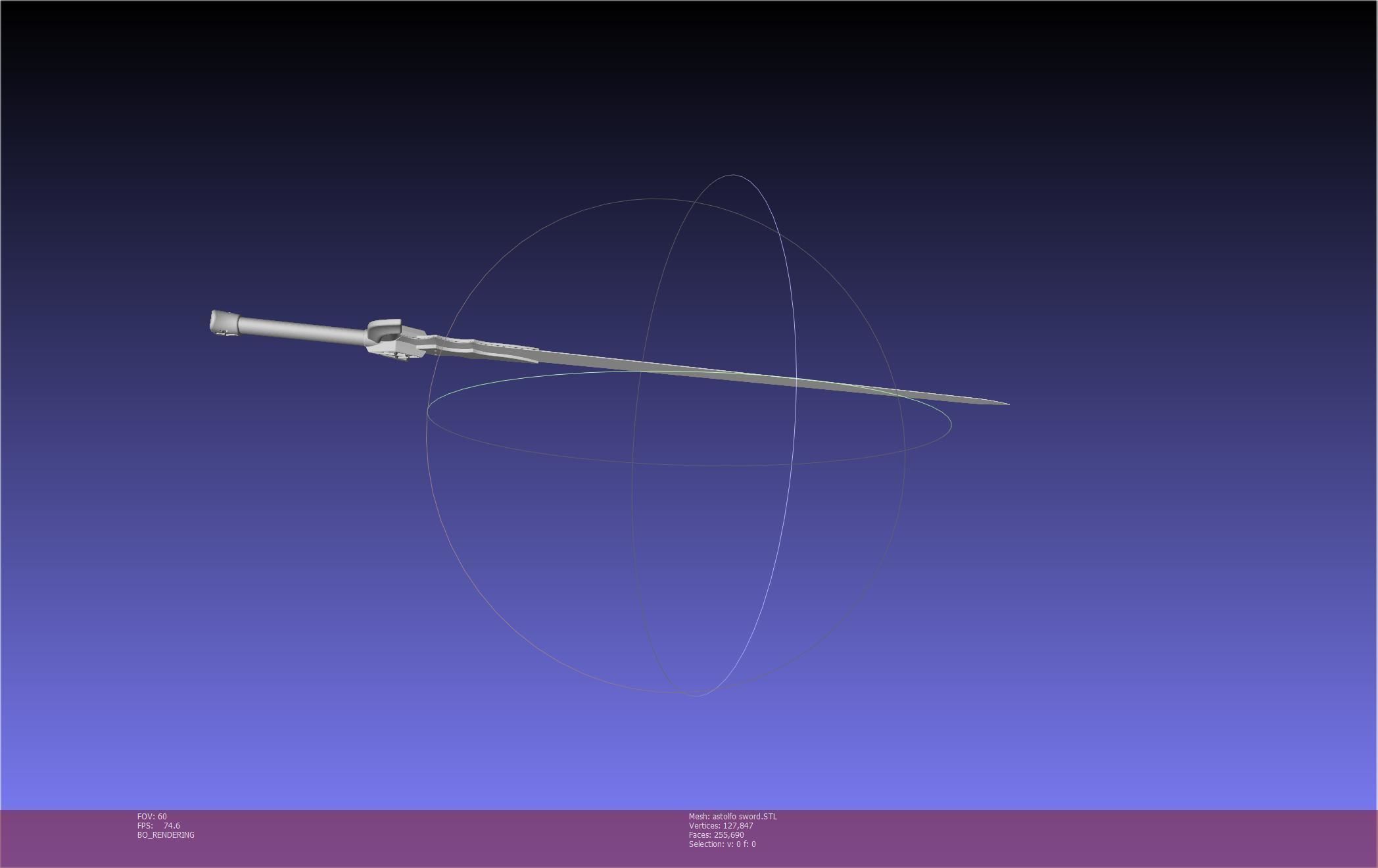 Fate Astolfo Sword Printable Assembly 3D print model_83