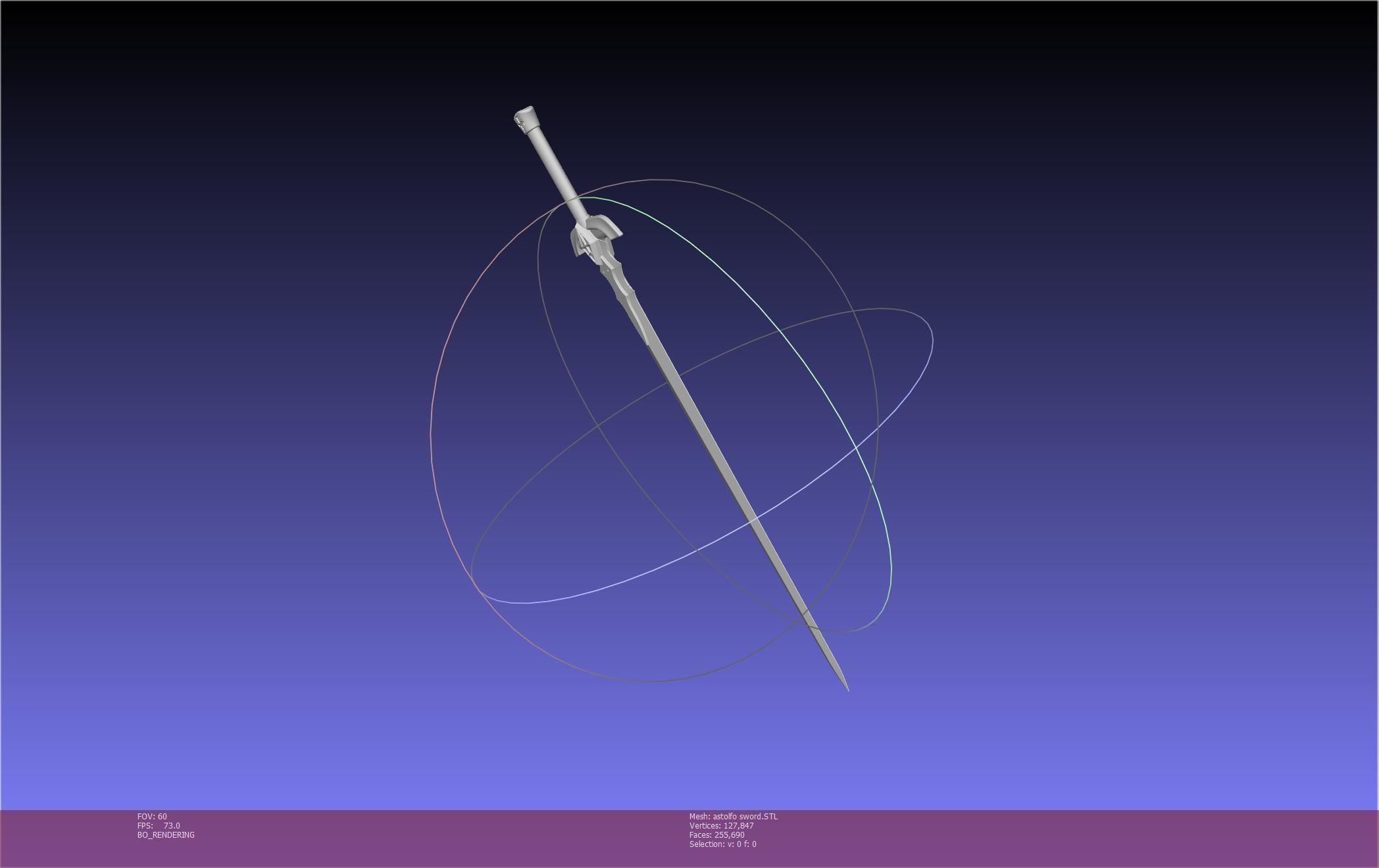 Fate Astolfo Sword Printable Assembly 3D print model_15