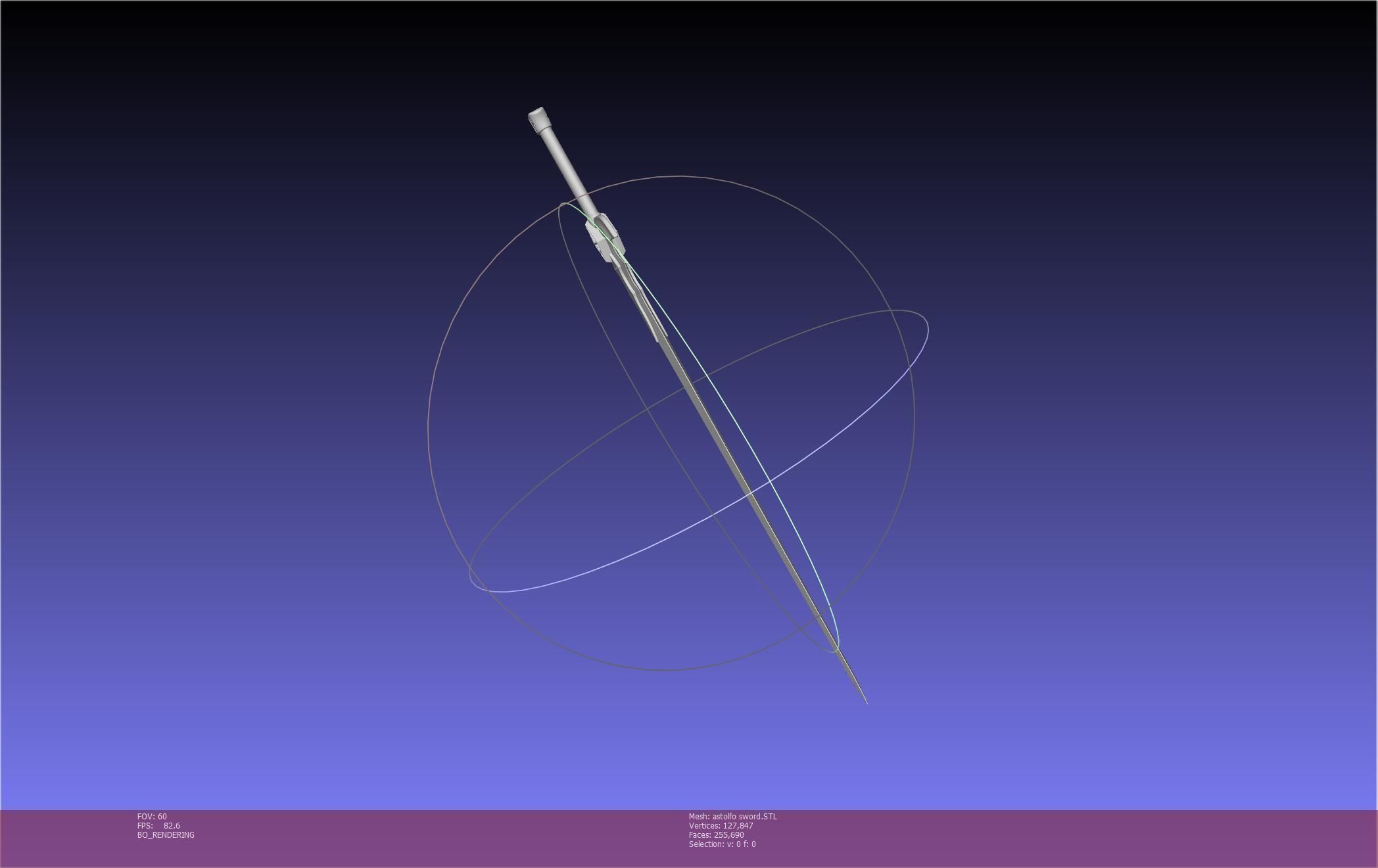 Fate Astolfo Sword Printable Assembly 3D print model_17