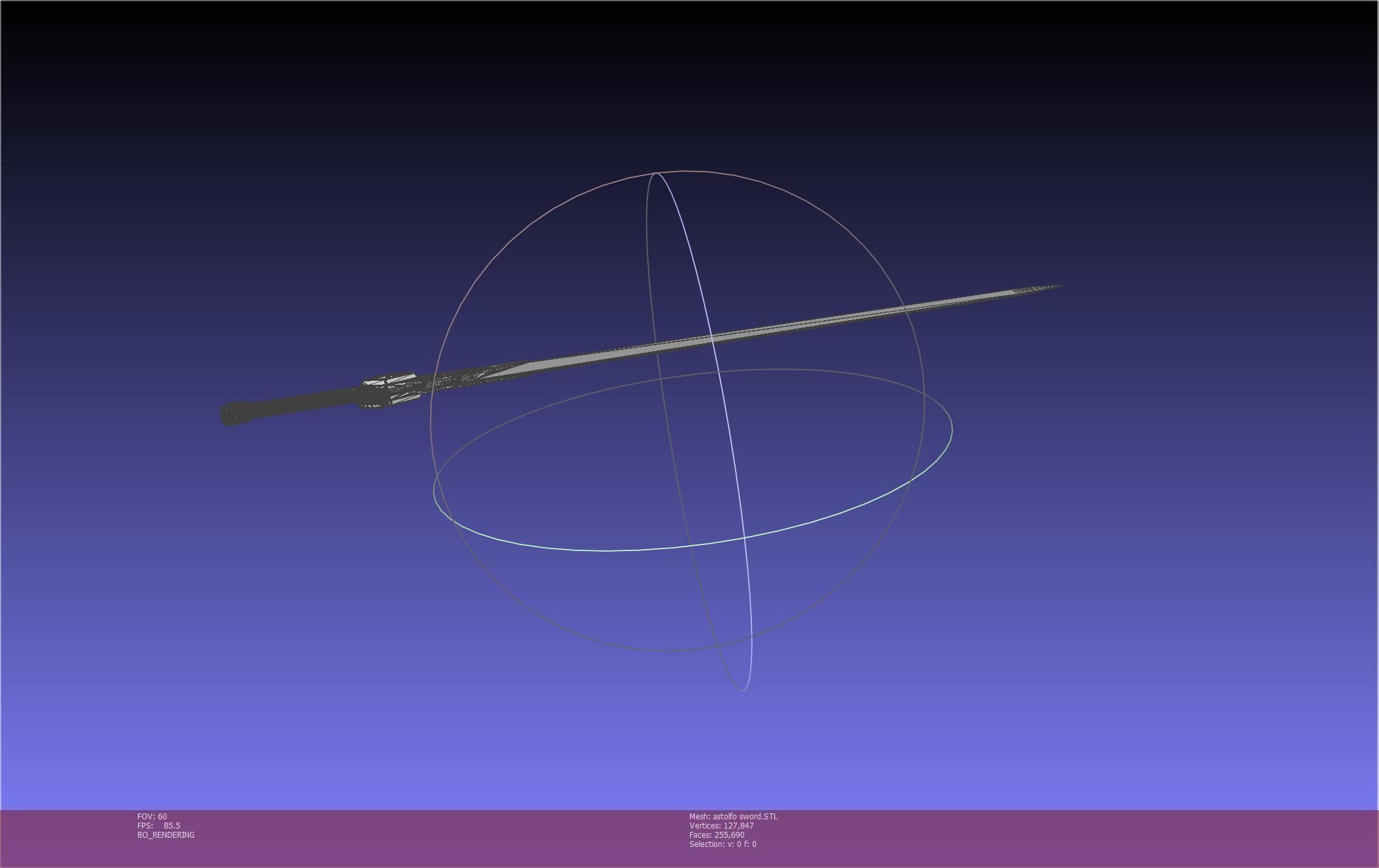 Fate Astolfo Sword Printable Assembly 3D print model_91