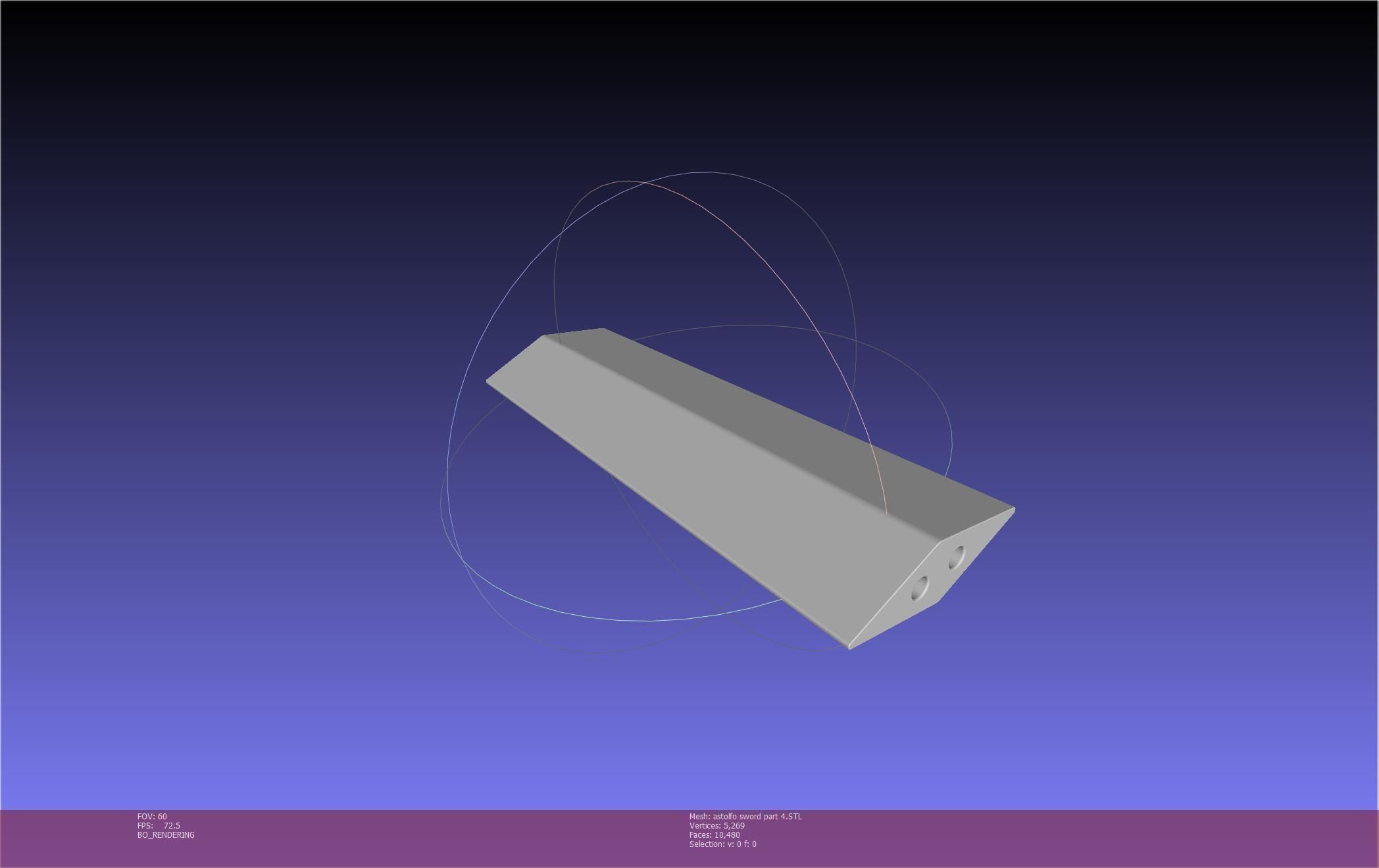 Fate Astolfo Sword Printable Assembly 3D print model_145