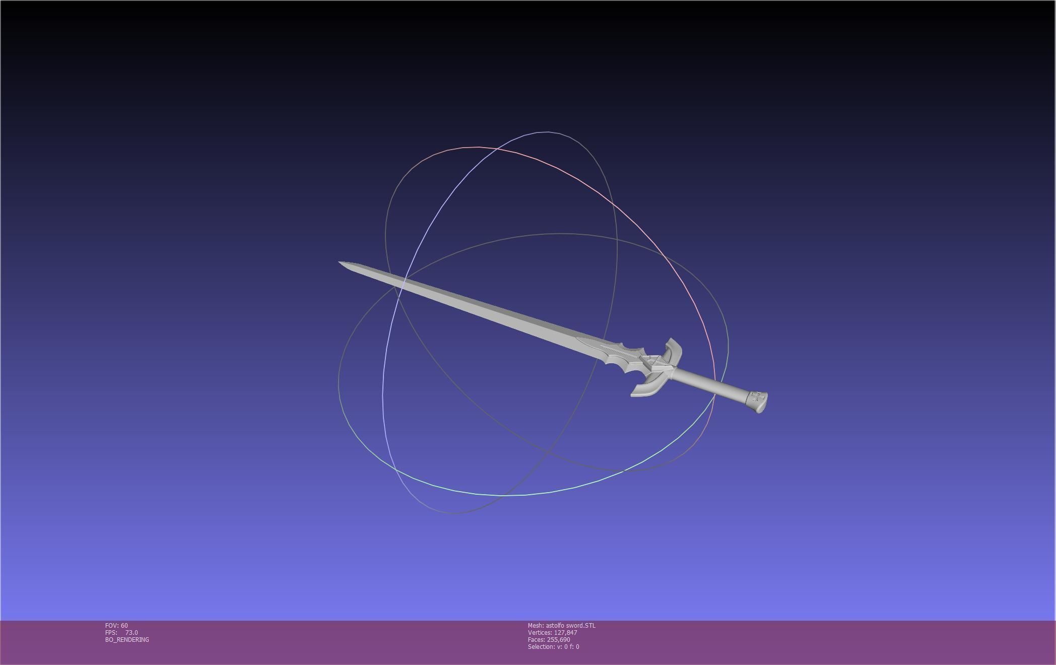 Fate Astolfo Sword Printable Assembly 3D print model_56