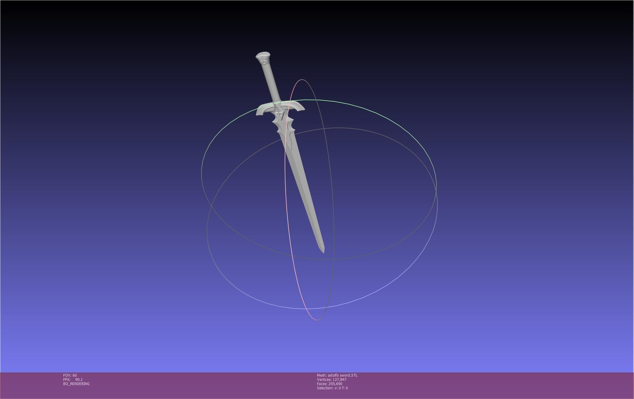Fate Astolfo Sword Printable Assembly 3D print model_73