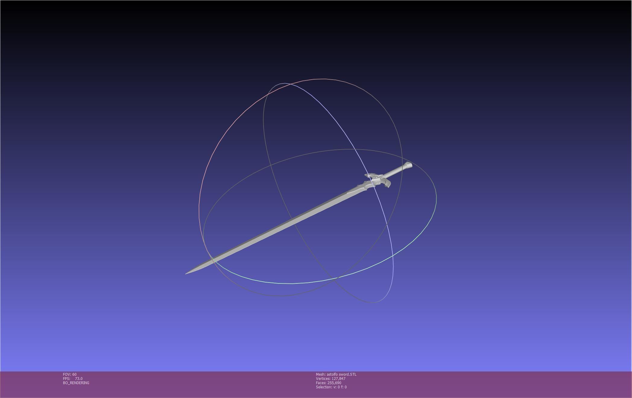 Fate Astolfo Sword Printable Assembly 3D print model_61