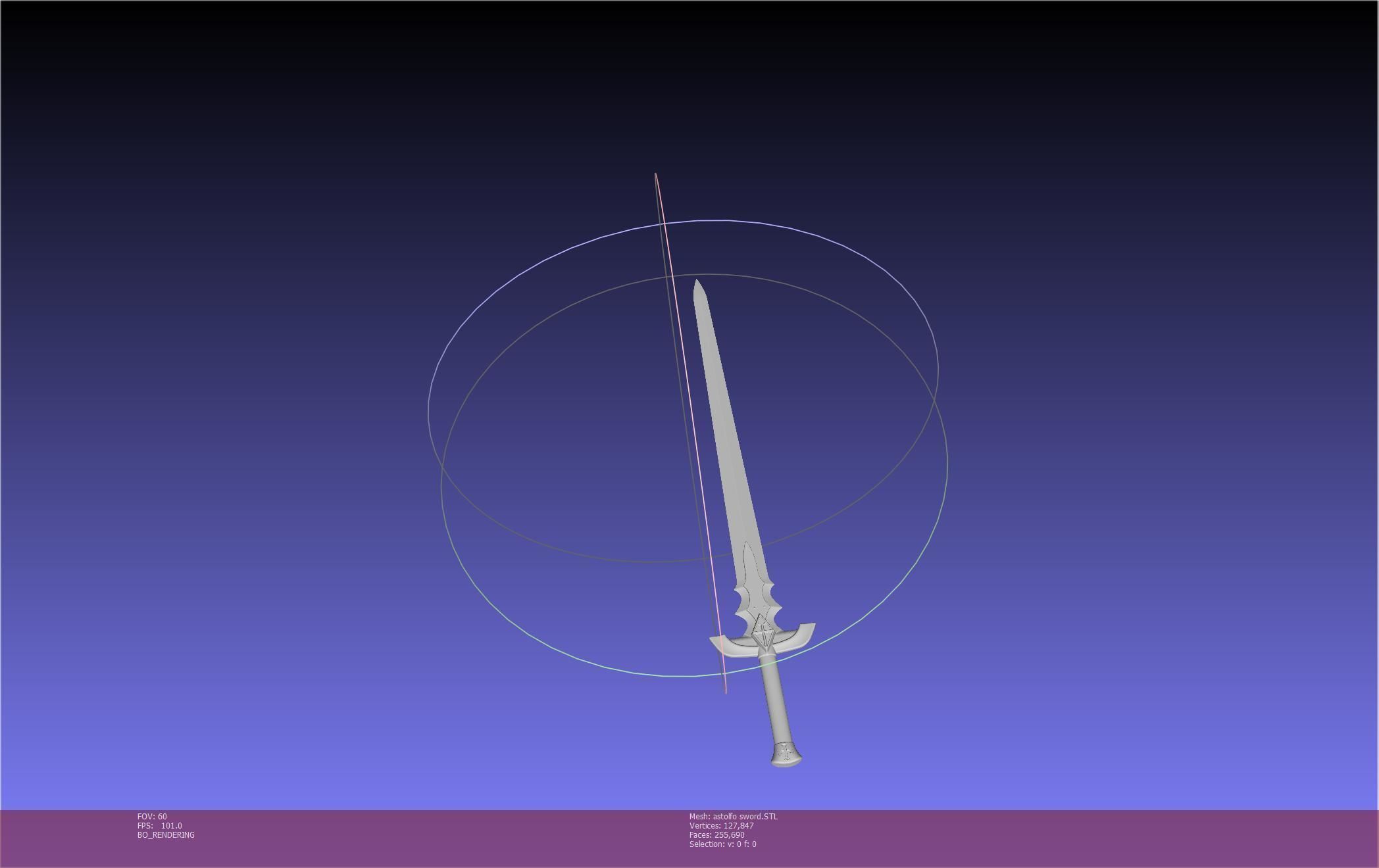 Fate Astolfo Sword Printable Assembly 3D print model_65