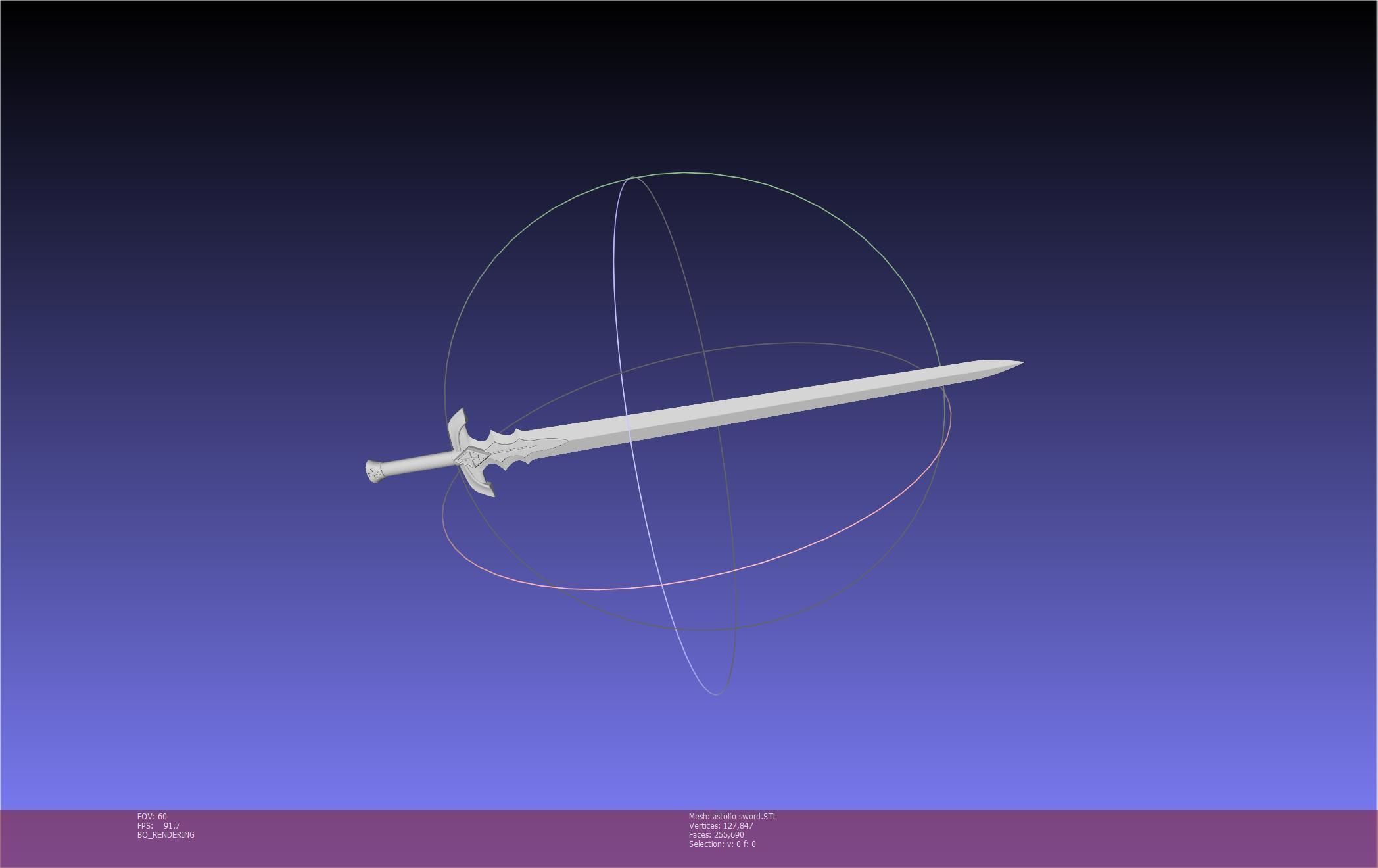 Fate Astolfo Sword Printable Assembly 3D print model_78