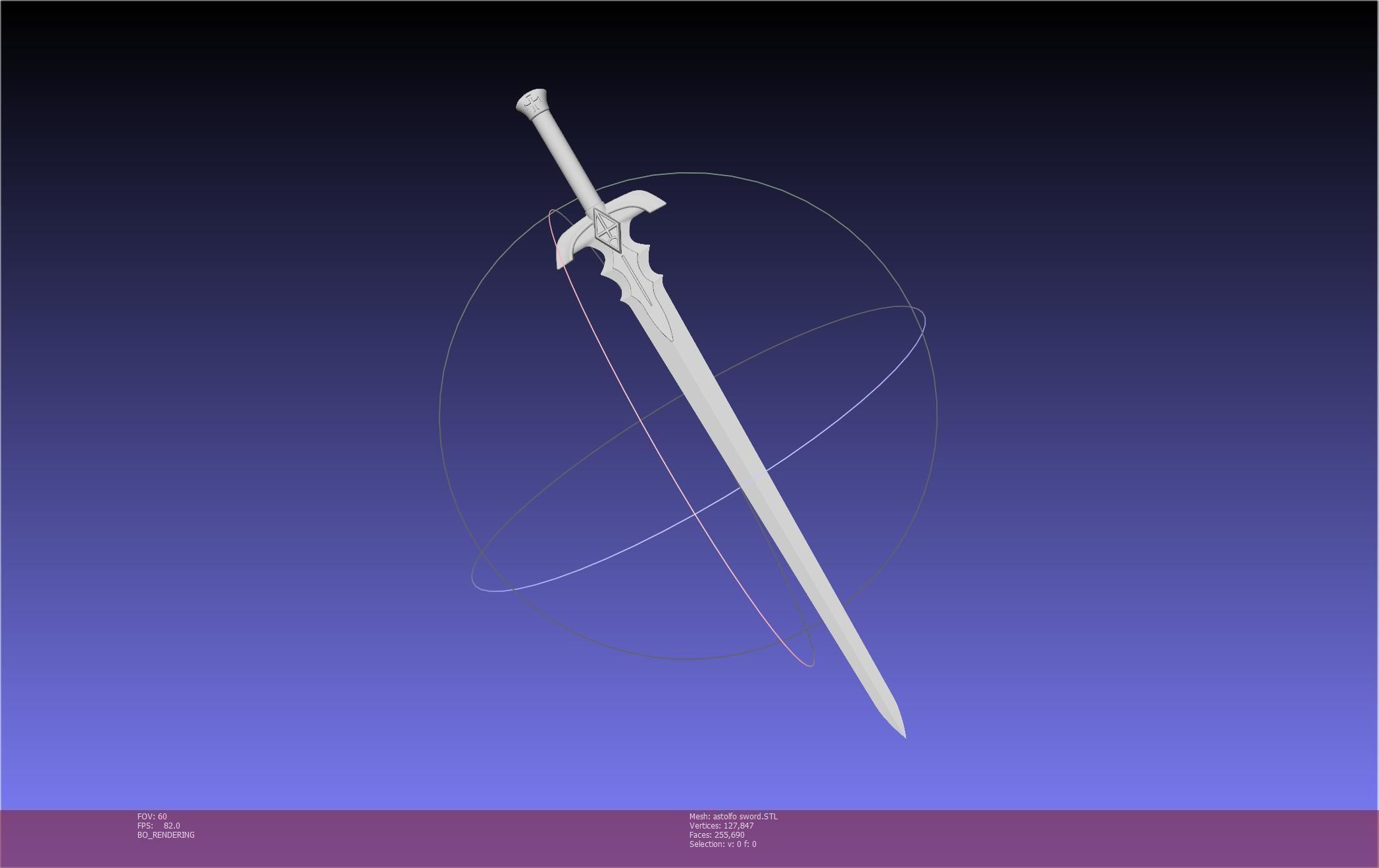 Fate Astolfo Sword Printable Assembly 3D print model_27