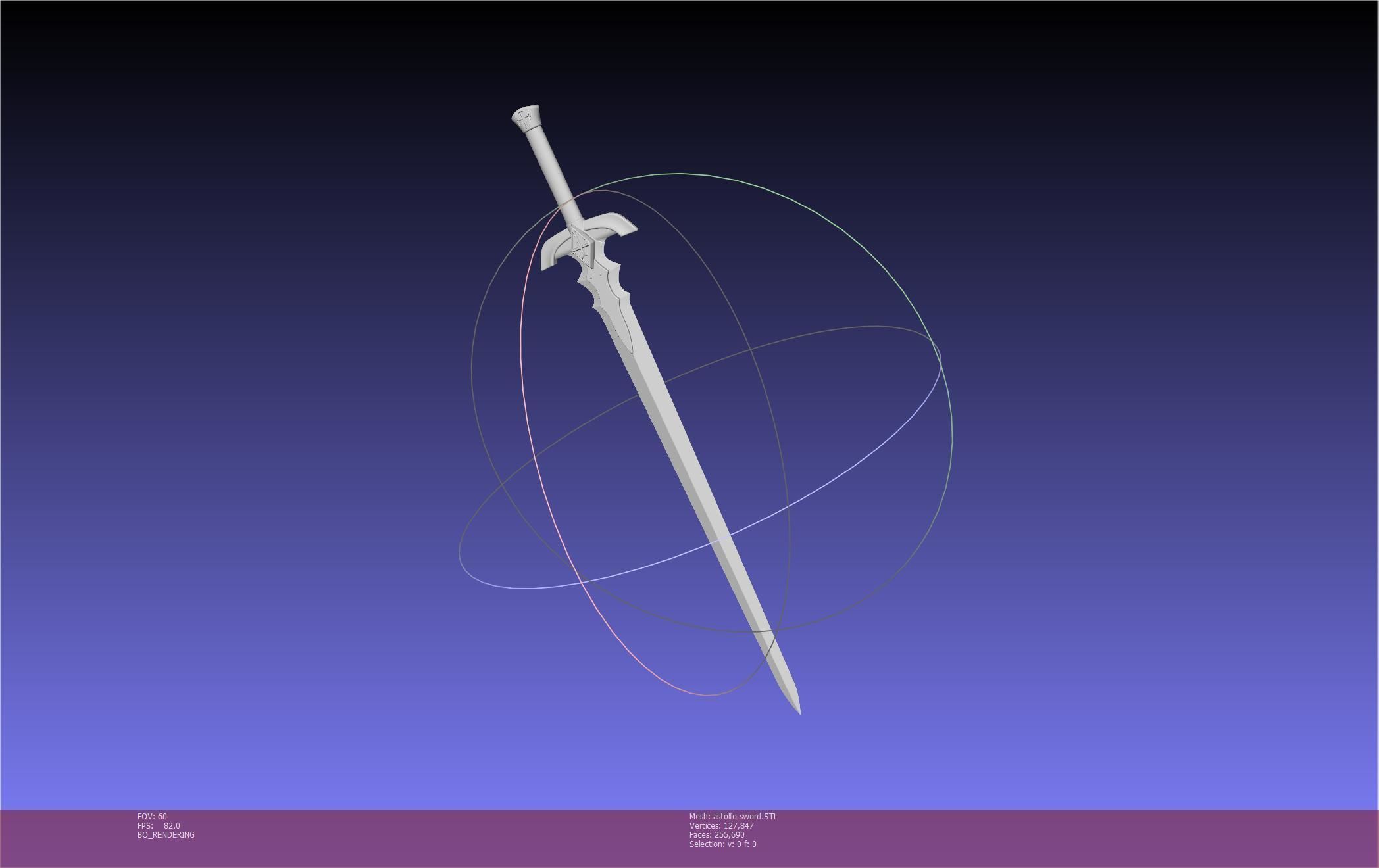 Fate Astolfo Sword Printable Assembly 3D print model_19