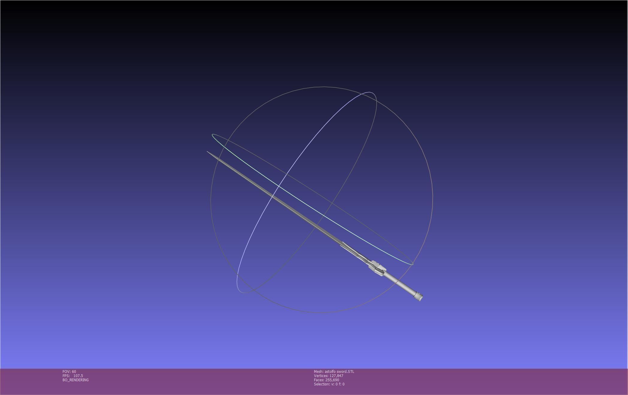 Fate Astolfo Sword Printable Assembly 3D print model_59