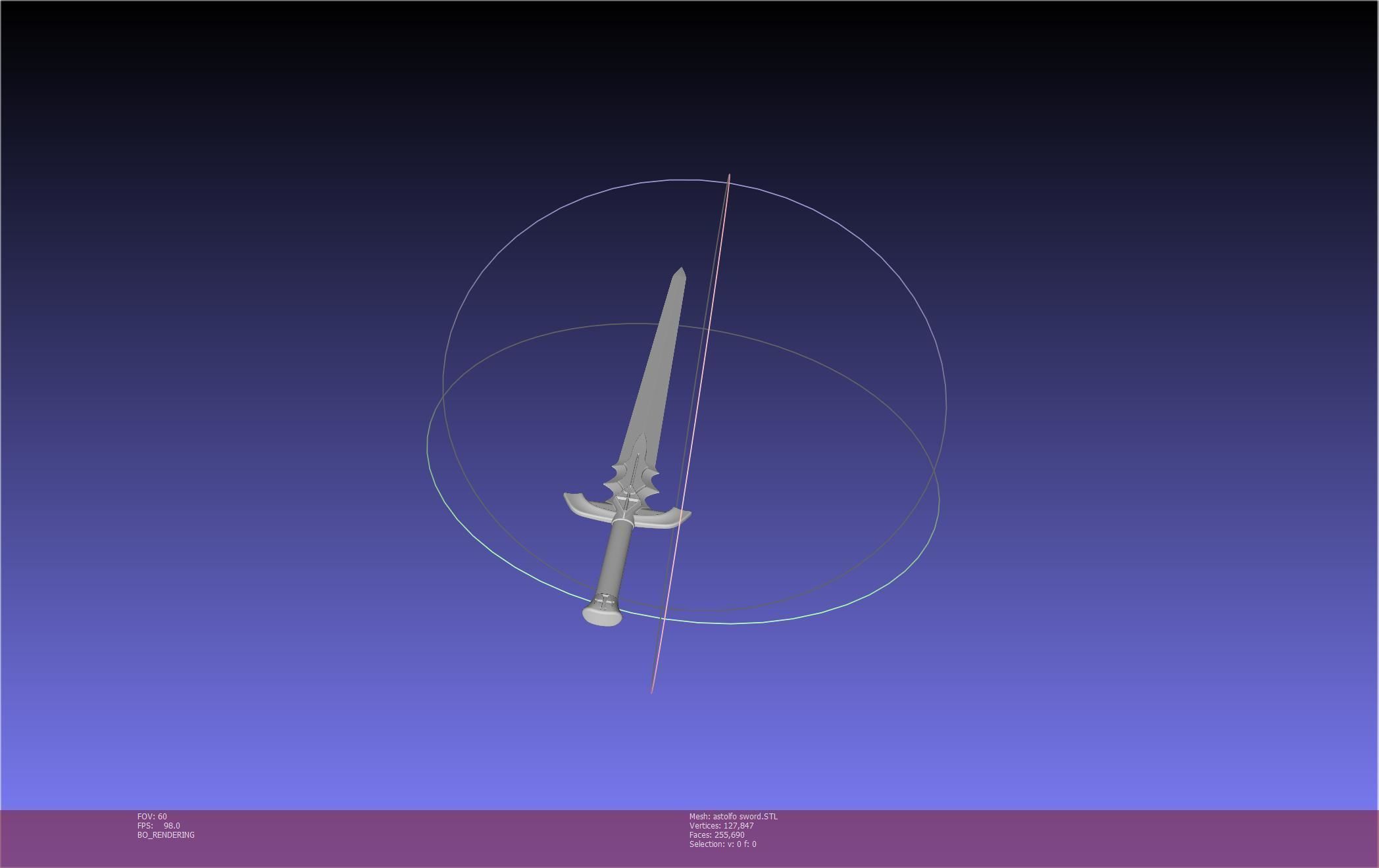 Fate Astolfo Sword Printable Assembly 3D print model_48
