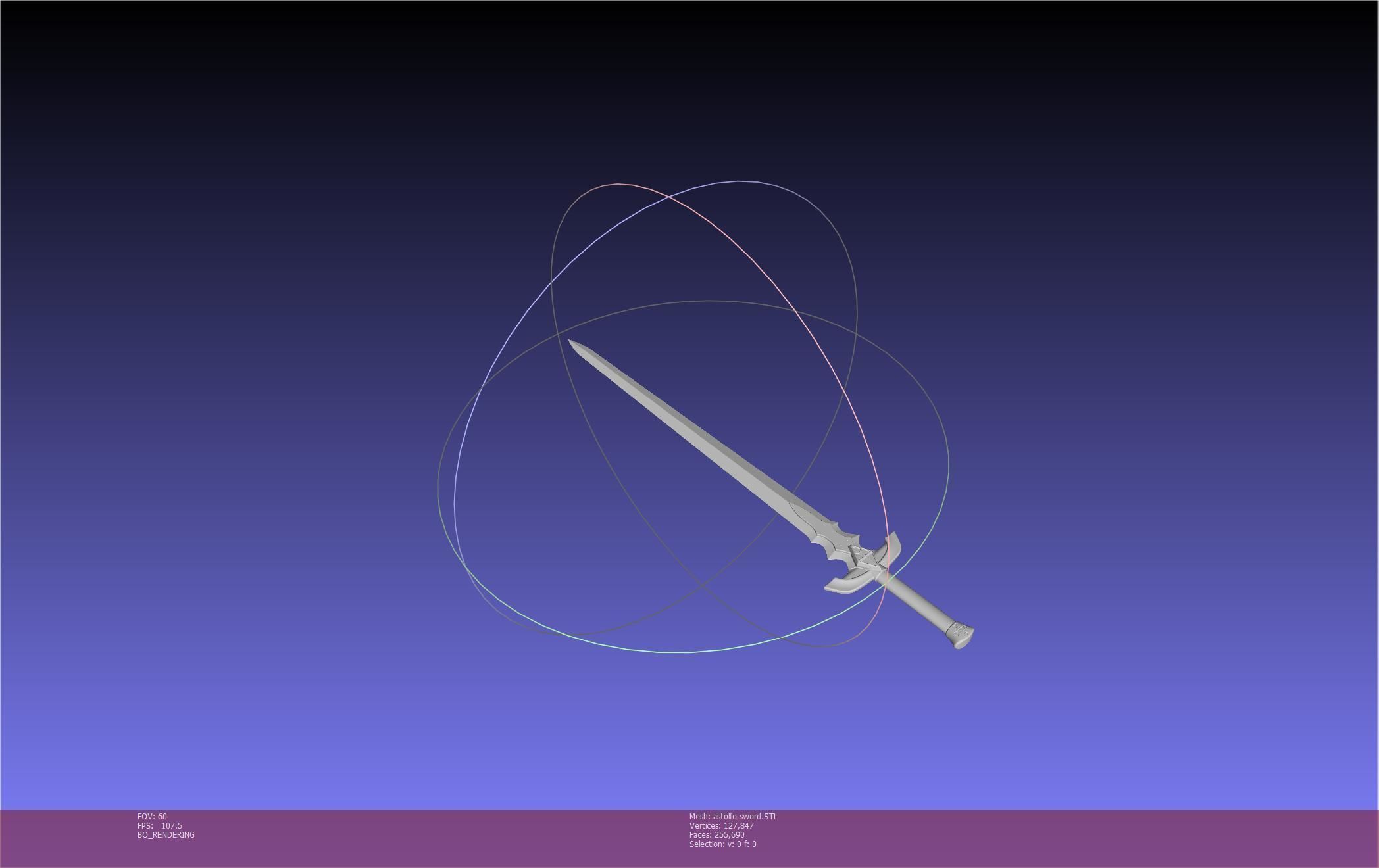 Fate Astolfo Sword Printable Assembly 3D print model_66