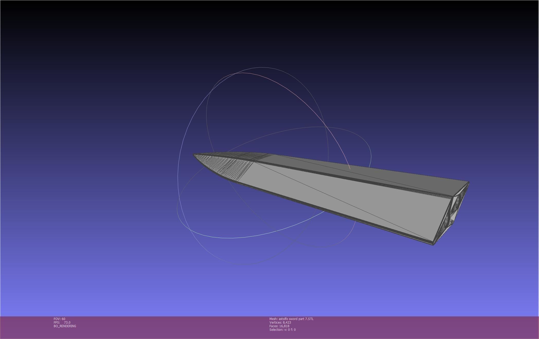 Fate Astolfo Sword Printable Assembly 3D print model_146