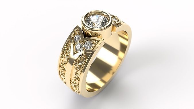 Ring 0256 size 14-0 3D print model