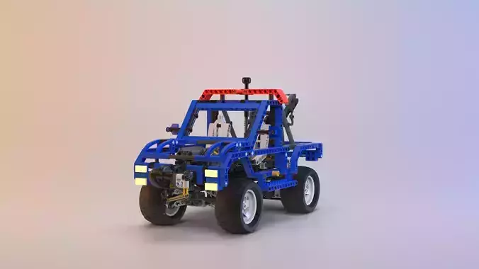Lego Technic - Caterpillar 4WD - 8435 3D model