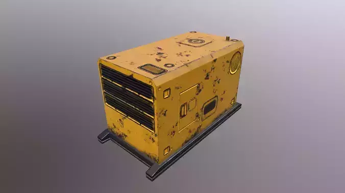 Jenerator 02 Stylized  Low-poly 3D model