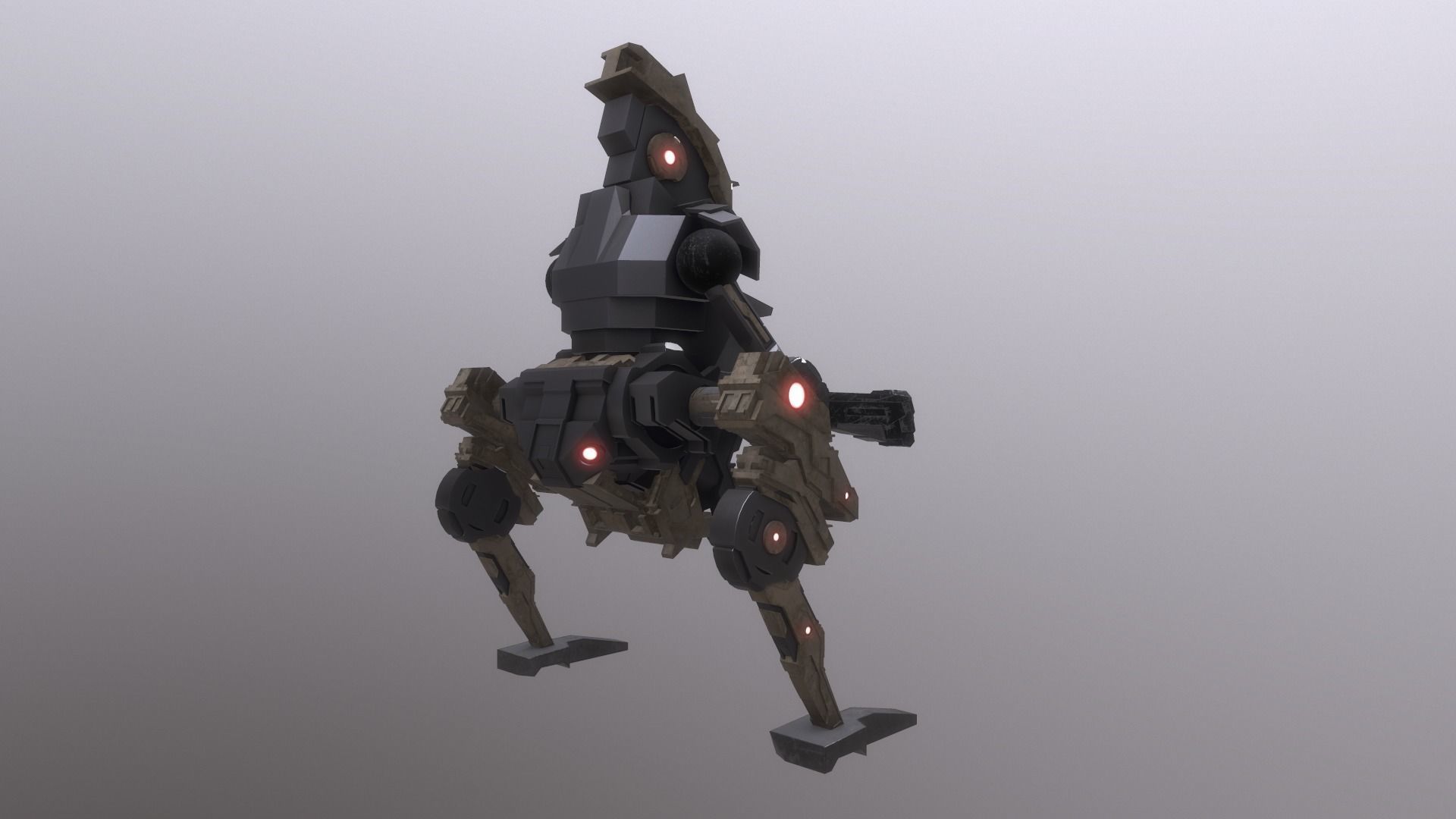 Cave Robot 3D model_3
