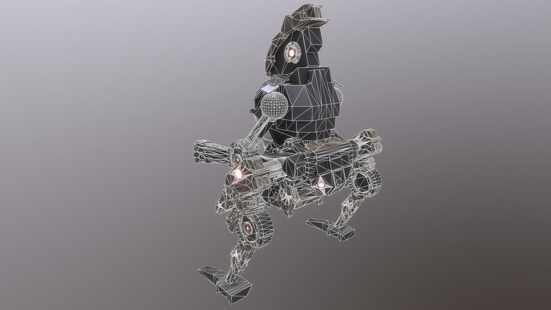 Cave Robot 3D model_20