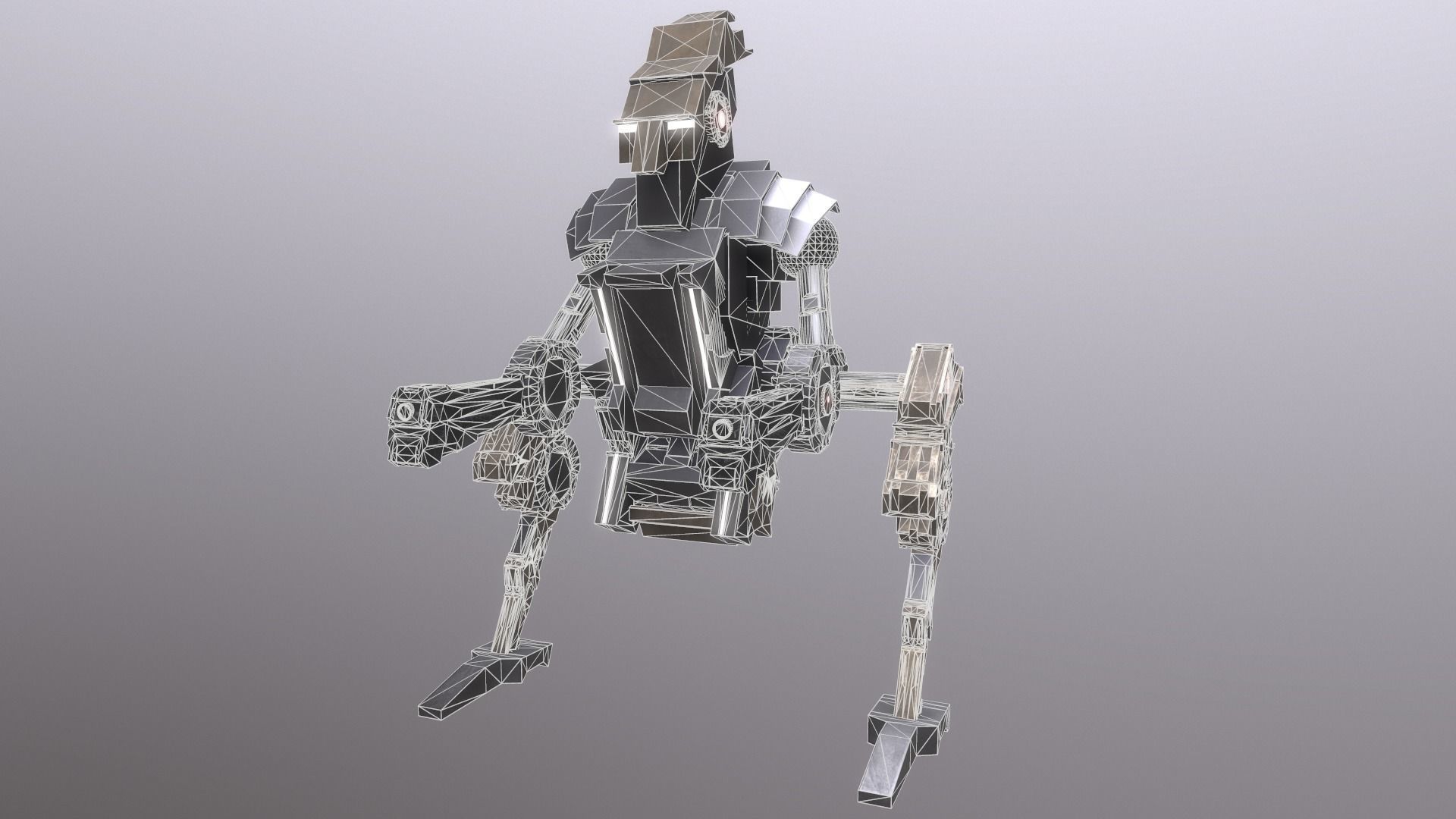 Cave Robot 3D model_21