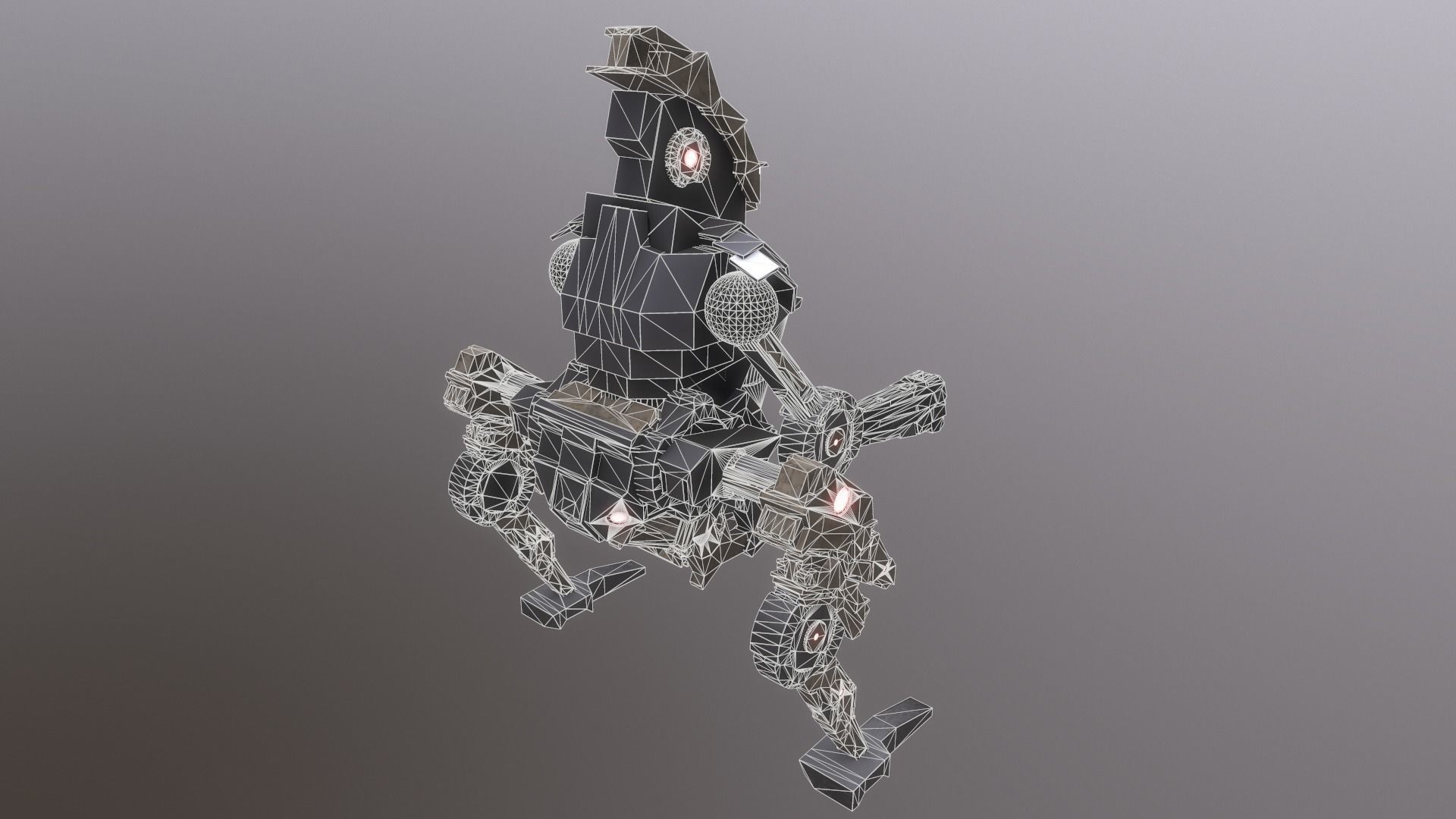 Cave Robot 3D model_19