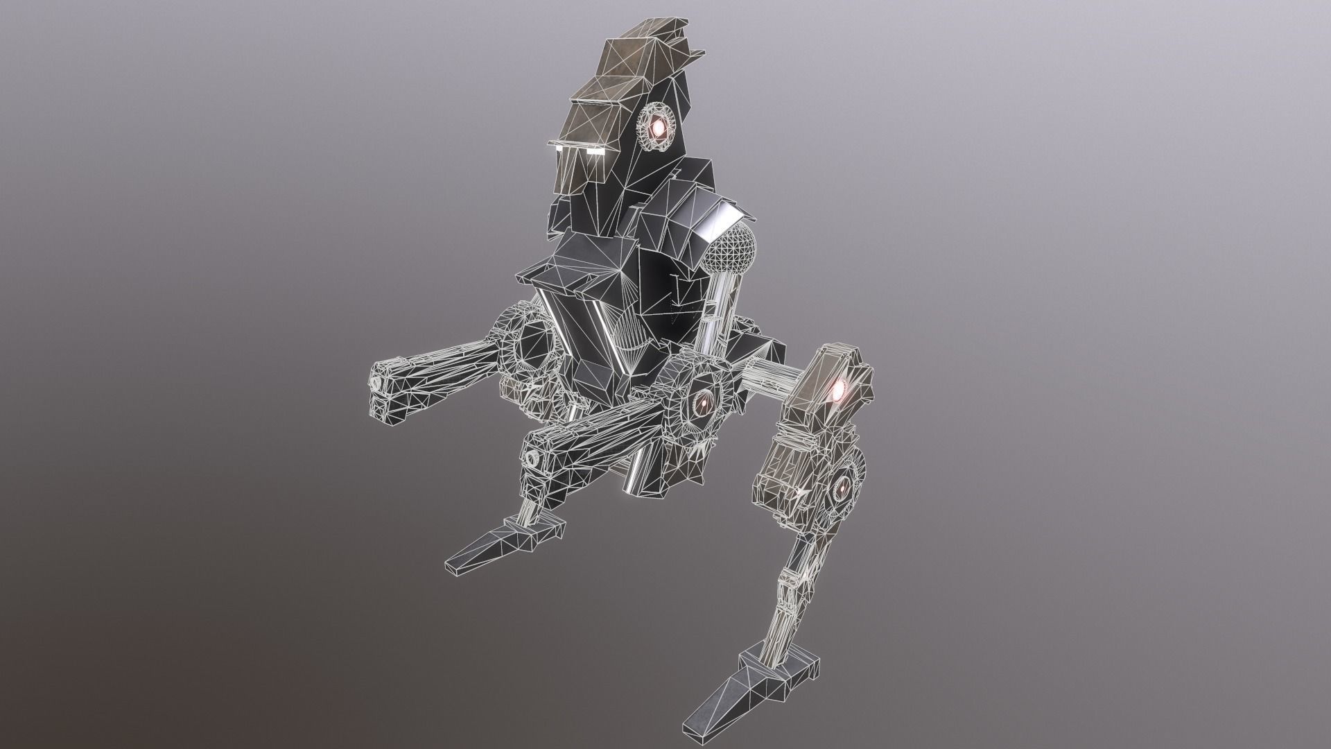 Cave Robot 3D model_17