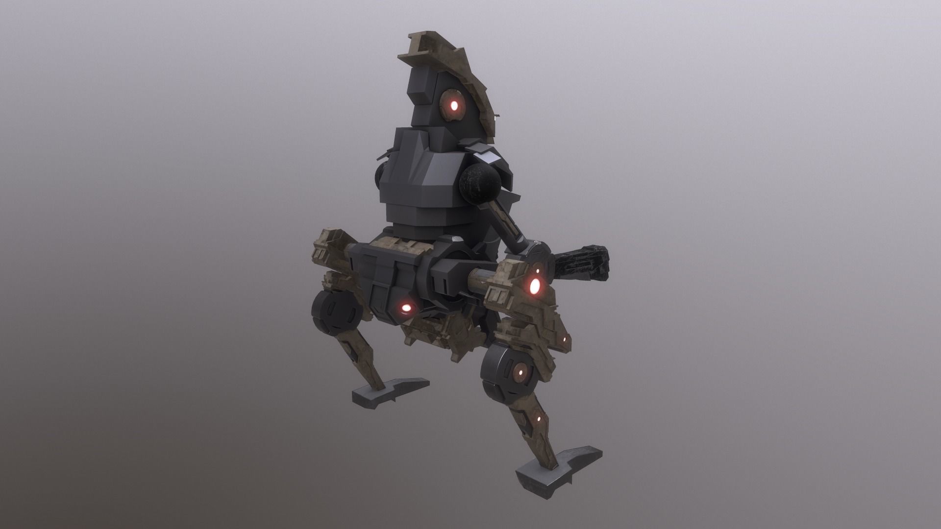 Cave Robot 3D model_12