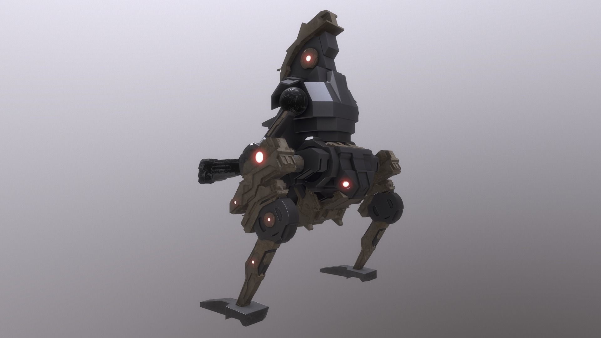 Cave Robot 3D model_4
