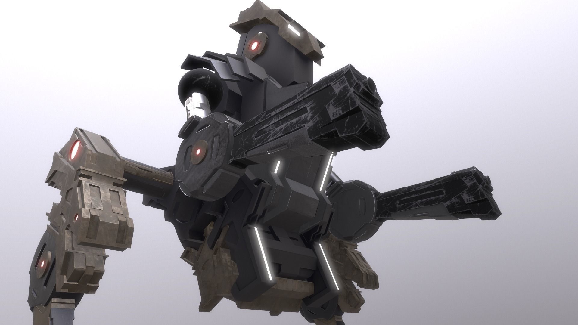 Cave Robot 3D model_14