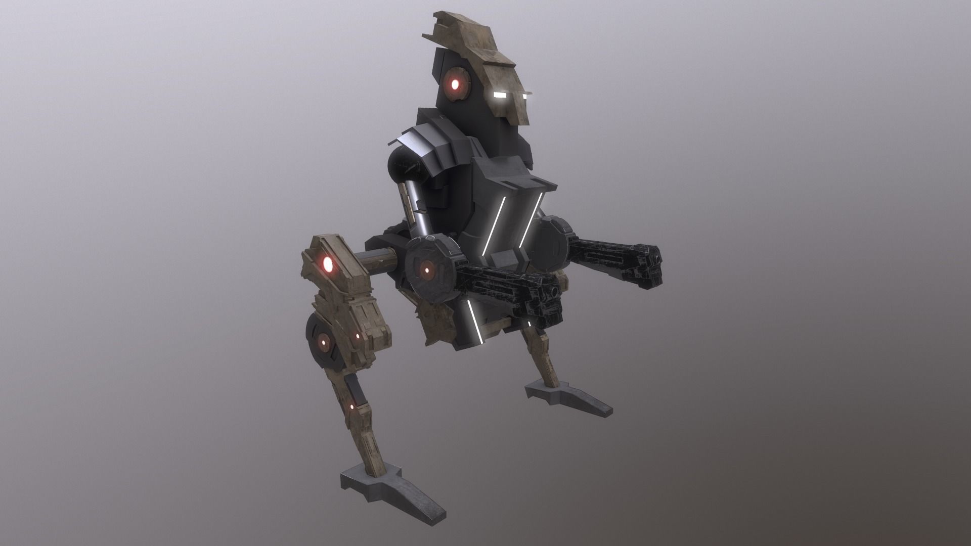 Cave Robot 3D model_11