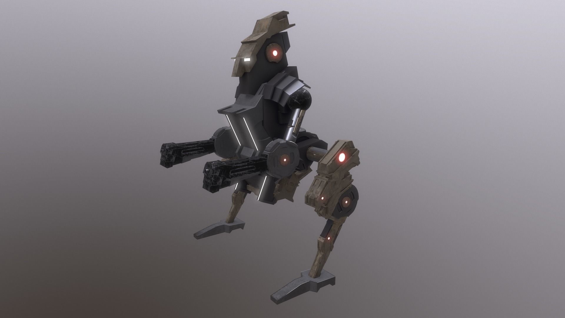 Cave Robot 3D model_10