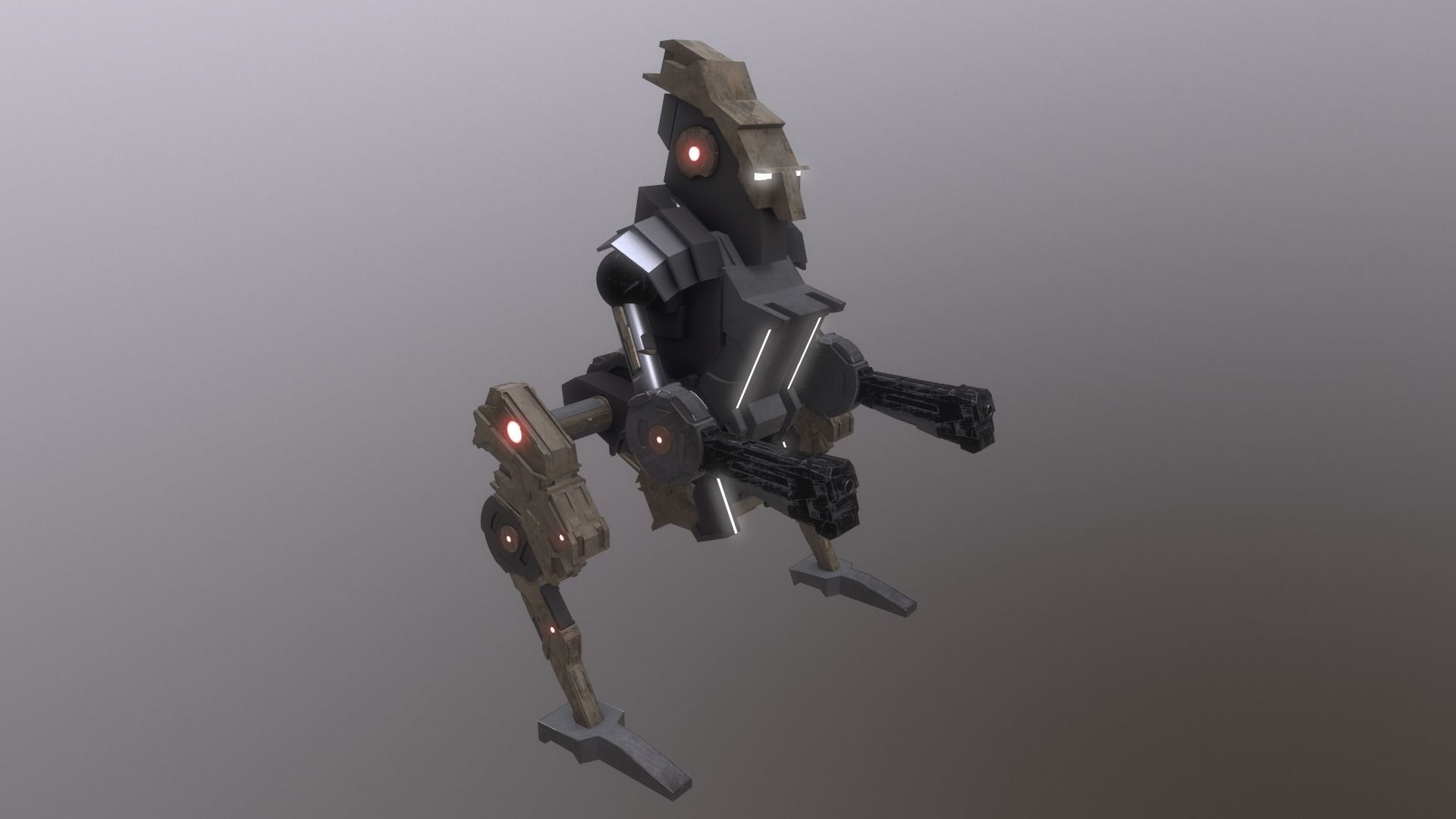Cave Robot 3D model_6