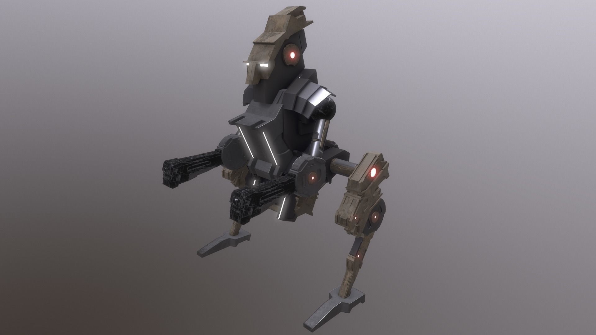 Cave Robot 3D model_5