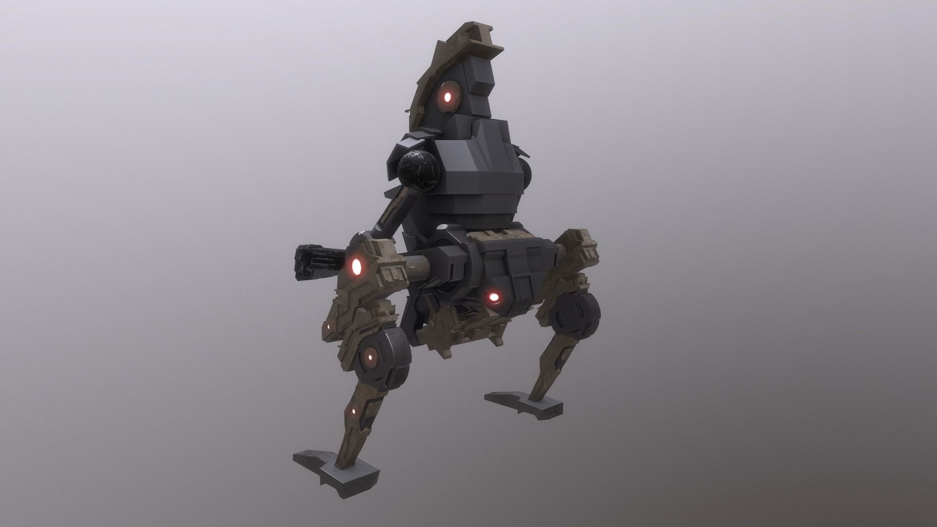 Cave Robot 3D model_9