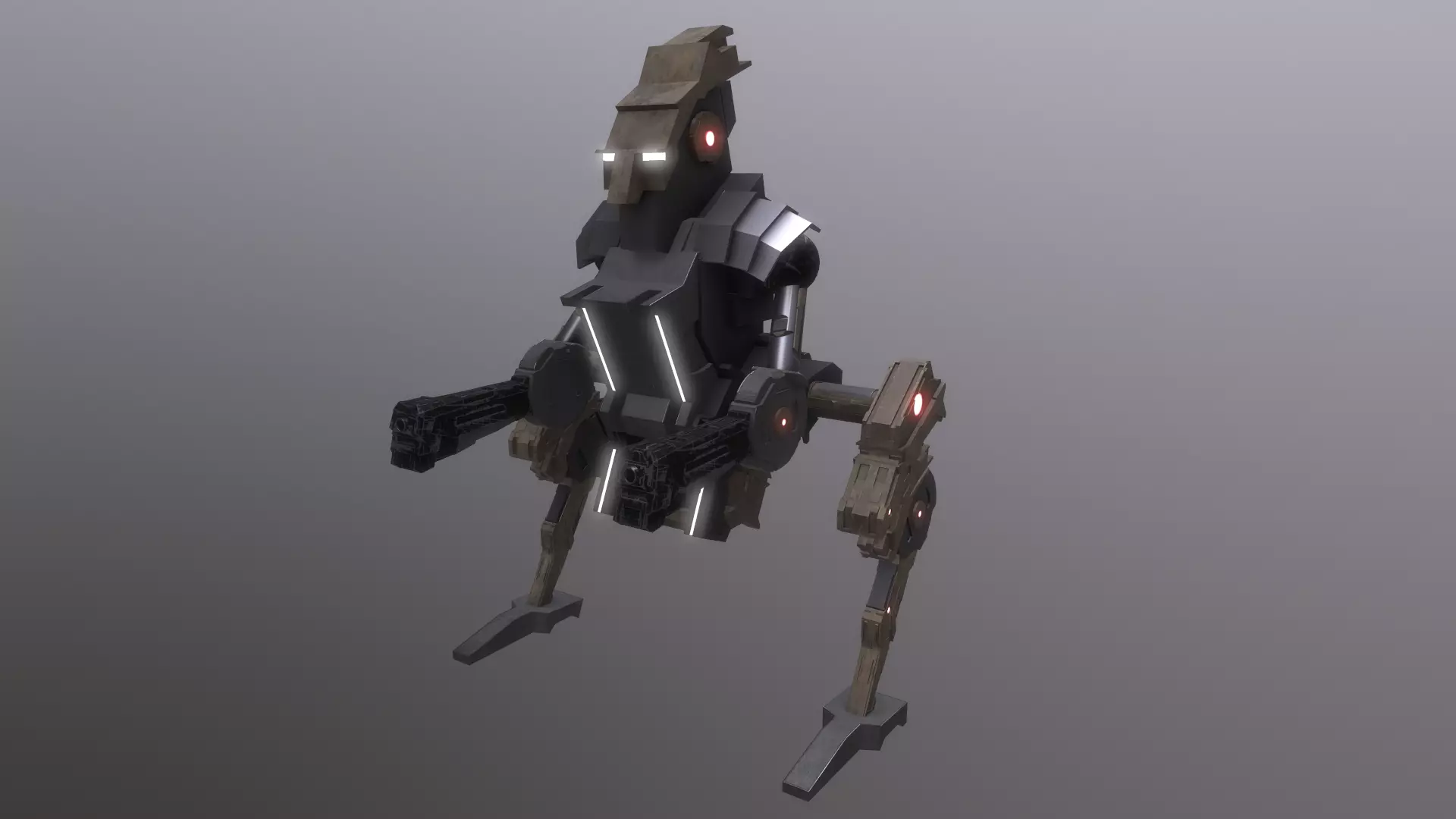Cave Robot 3D model_0