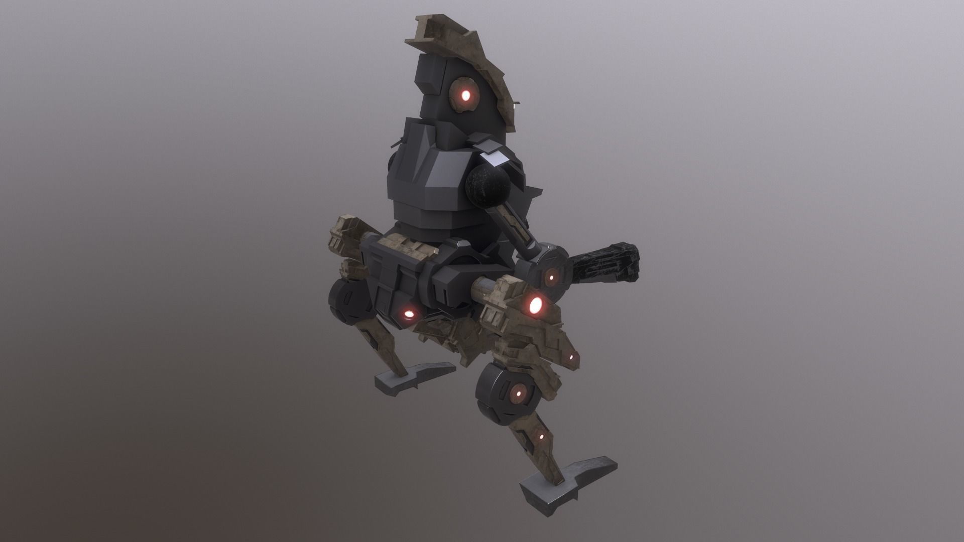 Cave Robot 3D model_7