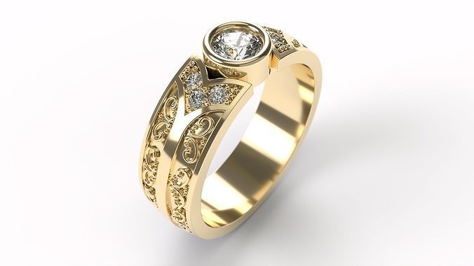 Ring 0256 size 17-0 3D print model