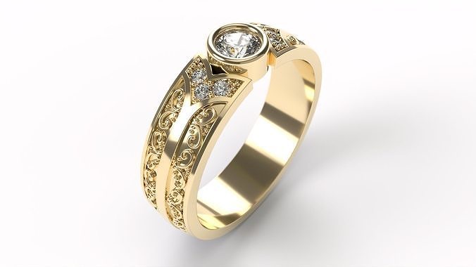 Ring 0256 size 19-5 3D print model