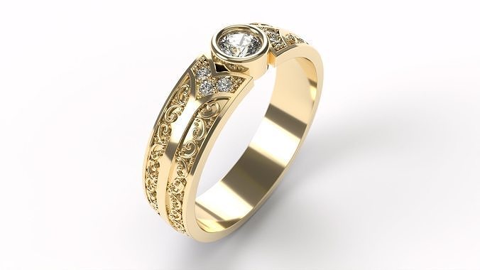 Ring 0256 size 21-5 3D print model