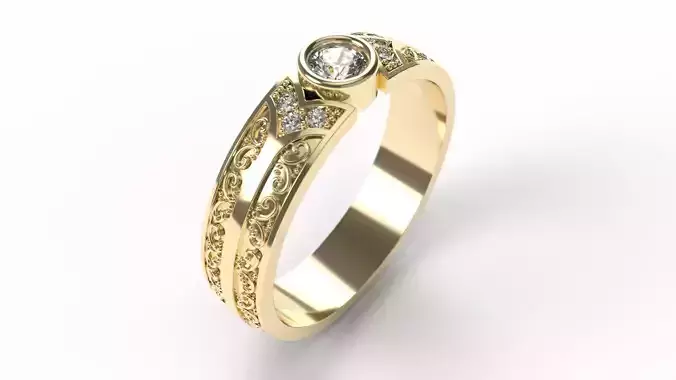 Ring 0256 size 22-0 3D print model